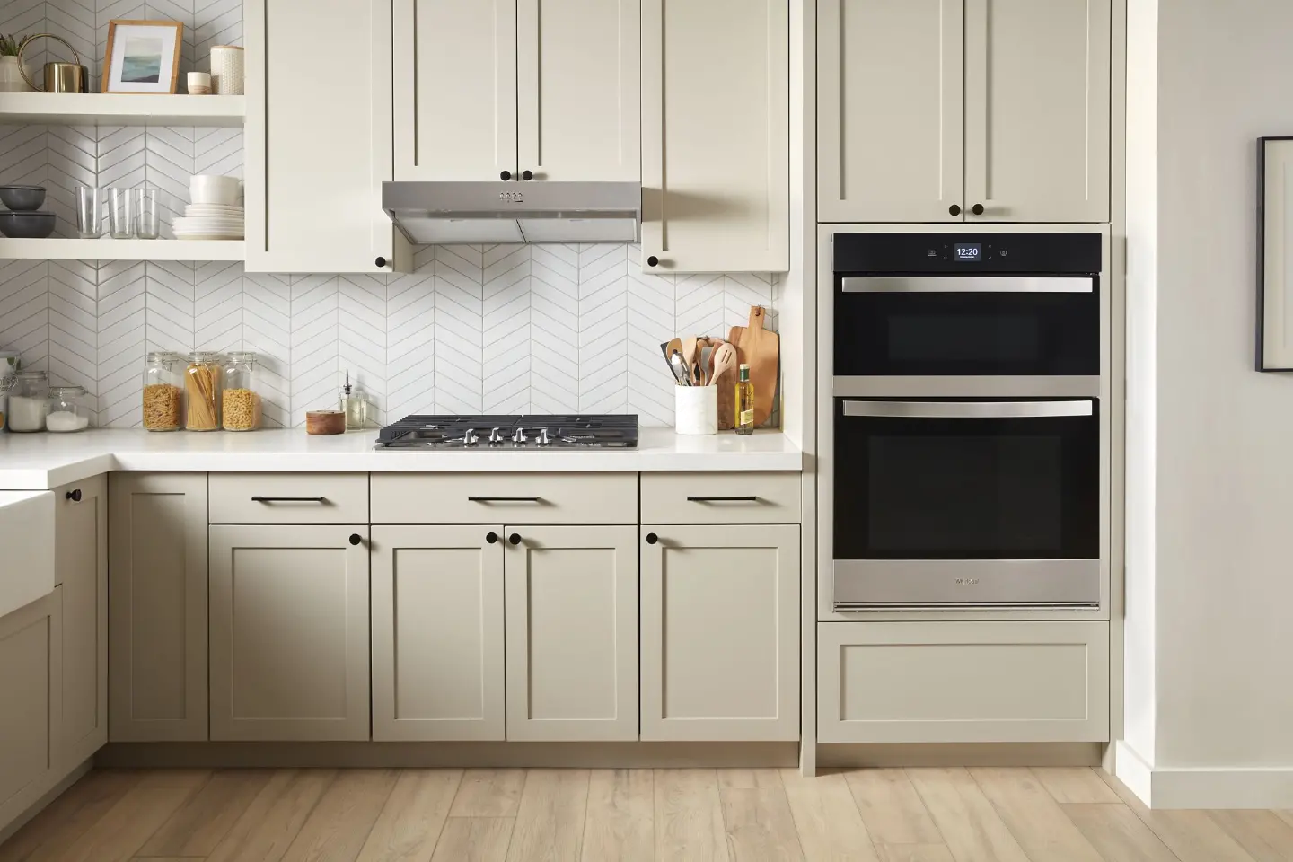 WOEC5030LZ Whirlpool 6.4 Cu Ft Combination Wall Oven - Stainless Steel-2