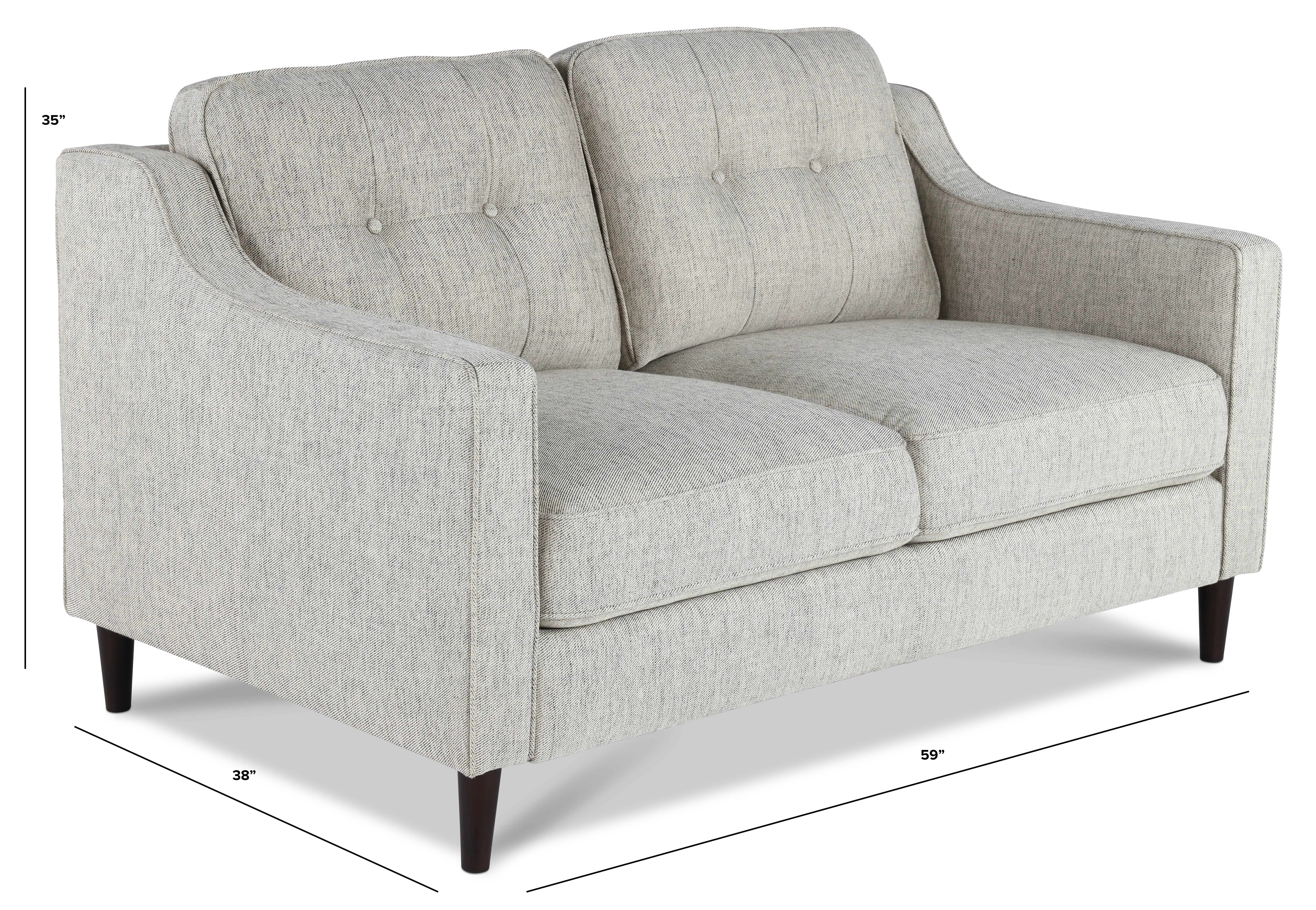 Tina Gray Loveseat-3