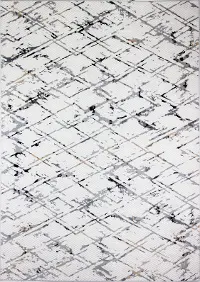 C190-IVGY-4X6-CA105 Ziyad 4 x 6 Carlyle White Area Rug