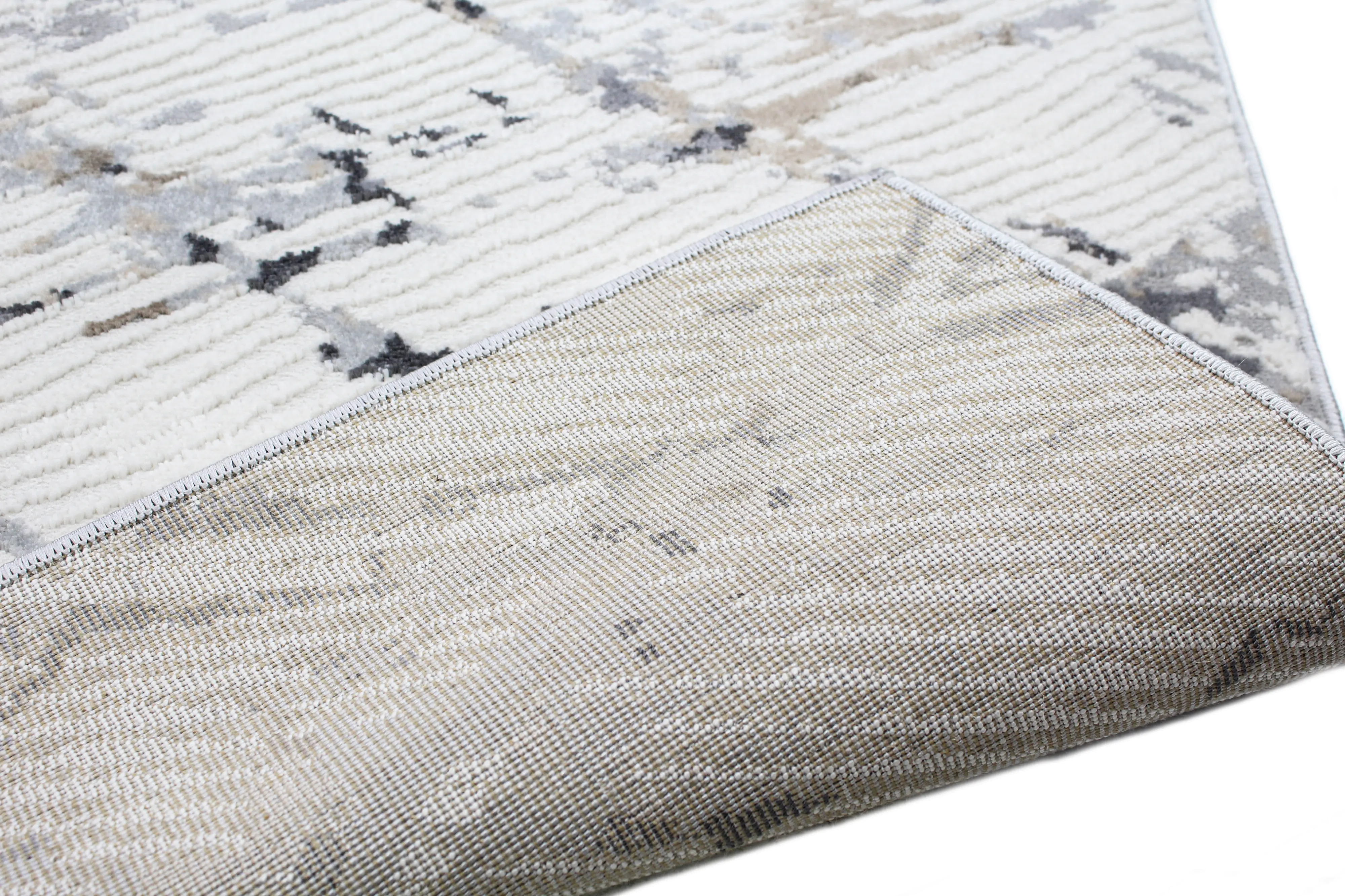 C190-IVGY-5X7.6-CA105 Ziyad 5 x 8 Carlyle White Area Rug-5