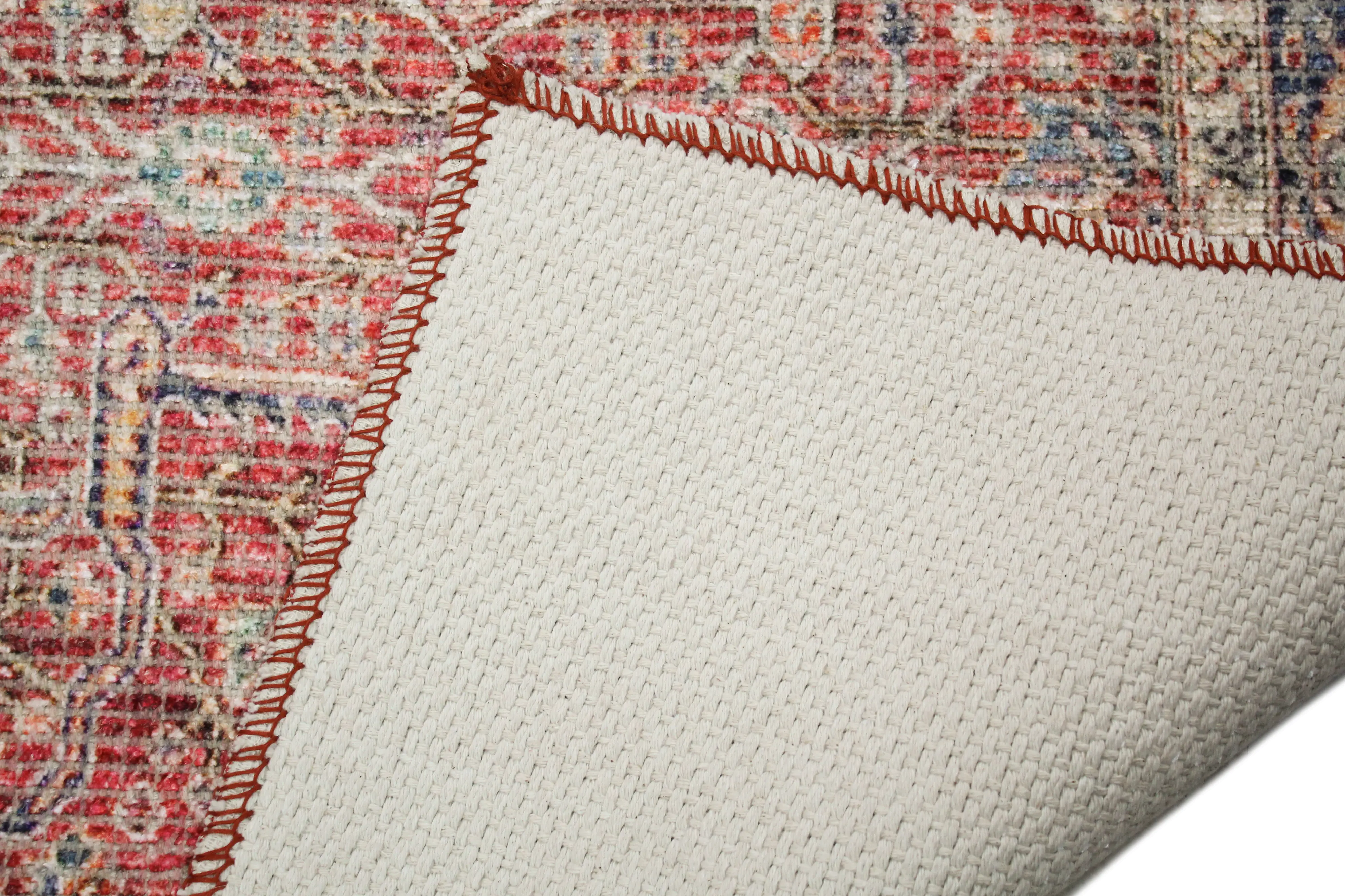 I166-RED-5X7.6-NH210 Impressions 5 x 8 Zulema Red Area Rug-3