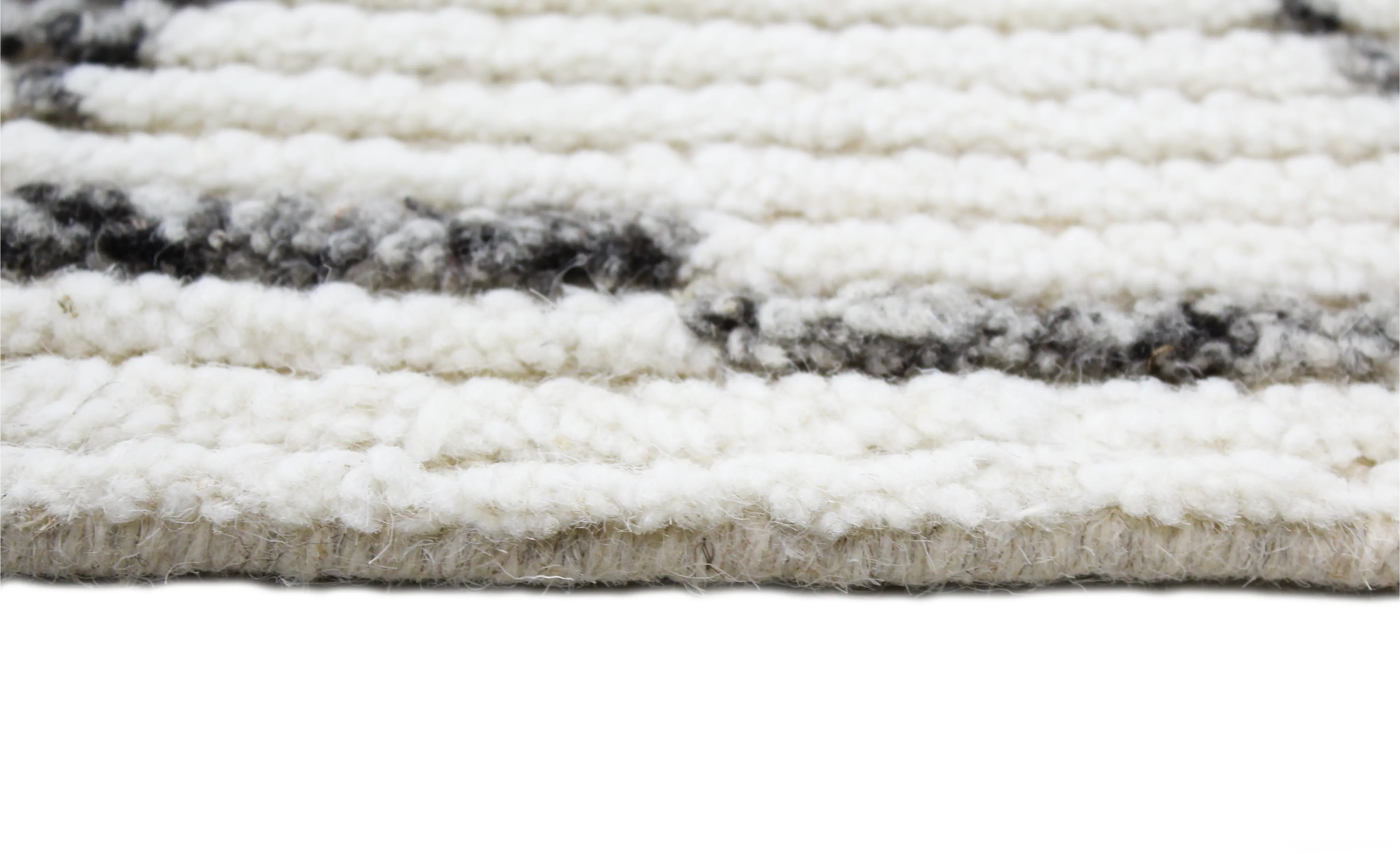 M133-IV-2.6X8-BN24 Marrakesh July Wool Hand Knotted Ivory Runner Rug-6