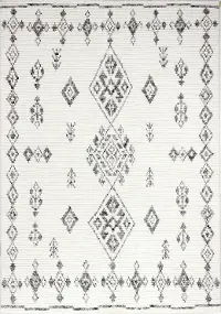 M133-IV-5X7.6-BN24 Marrakesh 5 x 8 July Ivory Wool Area Rug