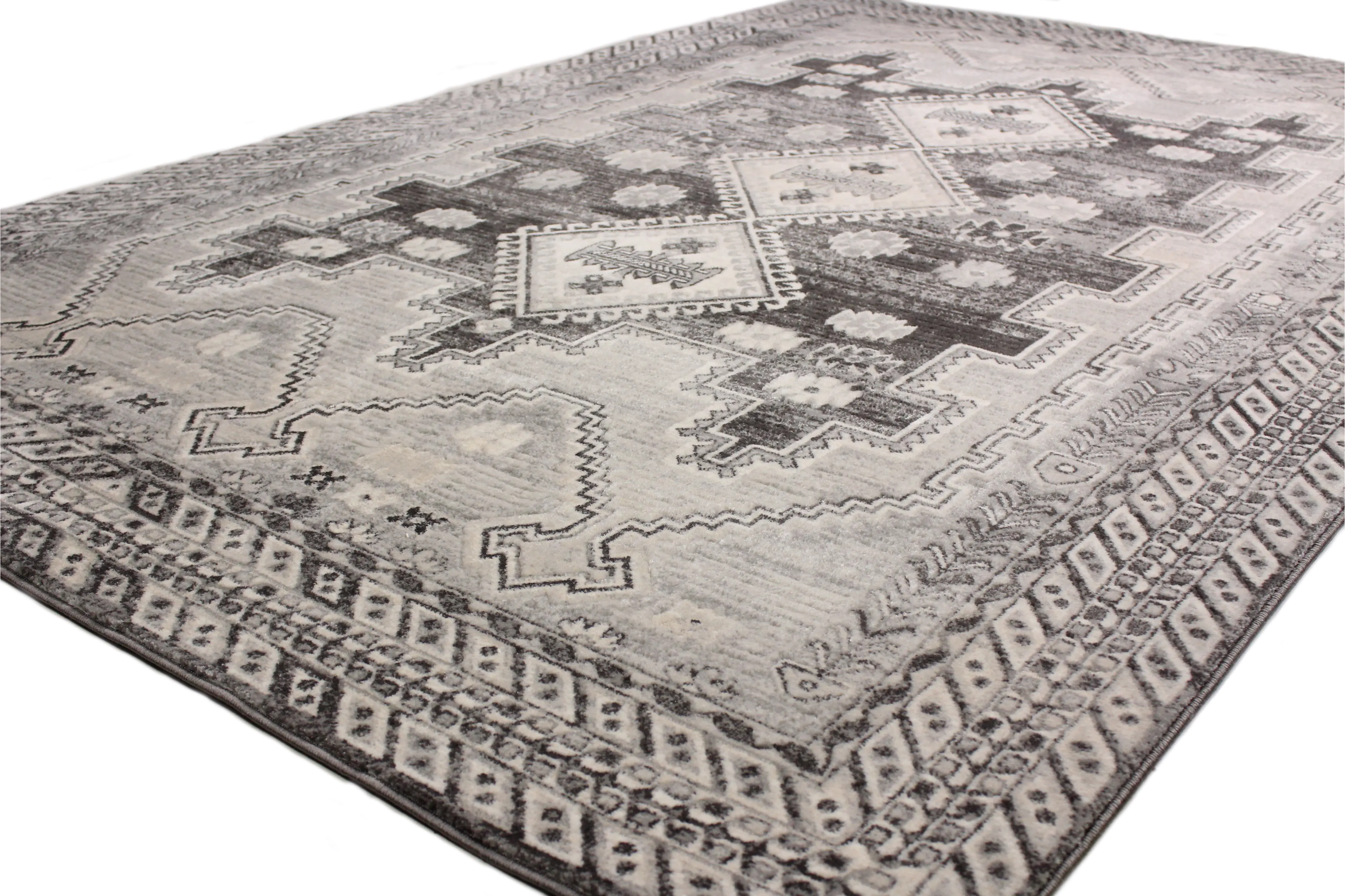 S231-CHAR-4X6-SE1001 Sierra 4 x 6 Luna Charcoal Area Rug-3