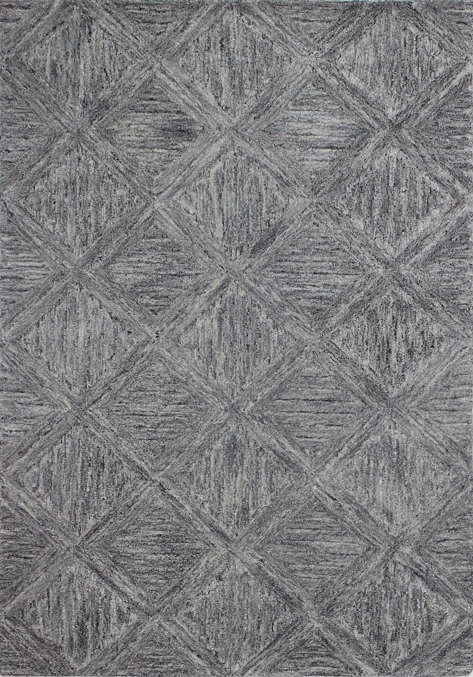 R130-GY-4X6-LC172 Verona 4 x 6 Nayla Gray Wool Area Rug-2