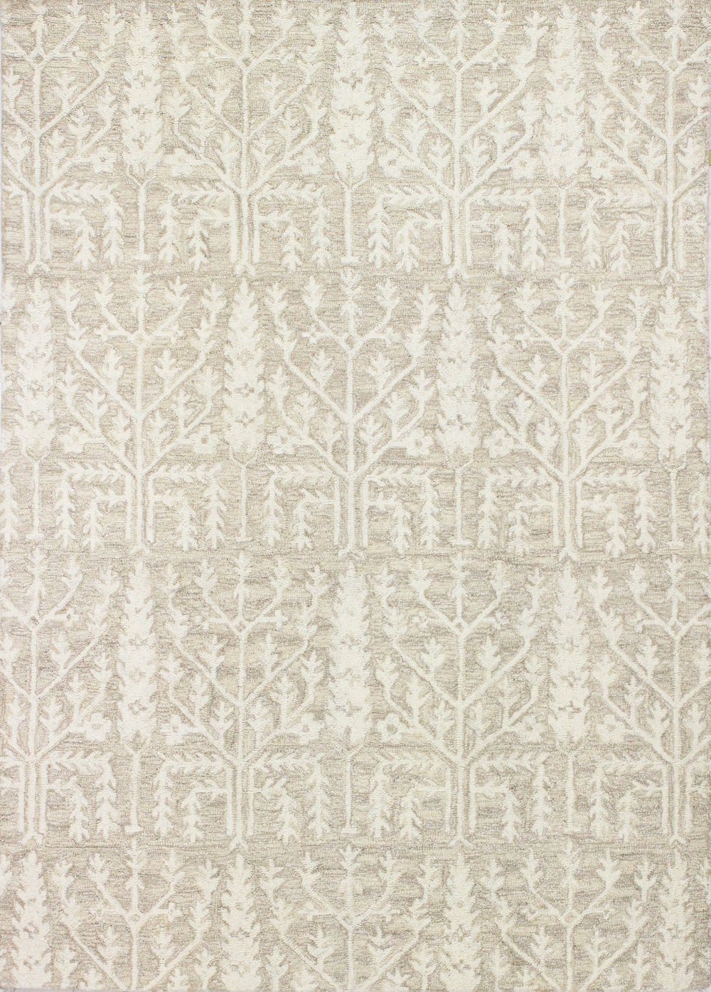Valencia Novalee 5 x 8 Beige Wool Hand Tufted Area Rug