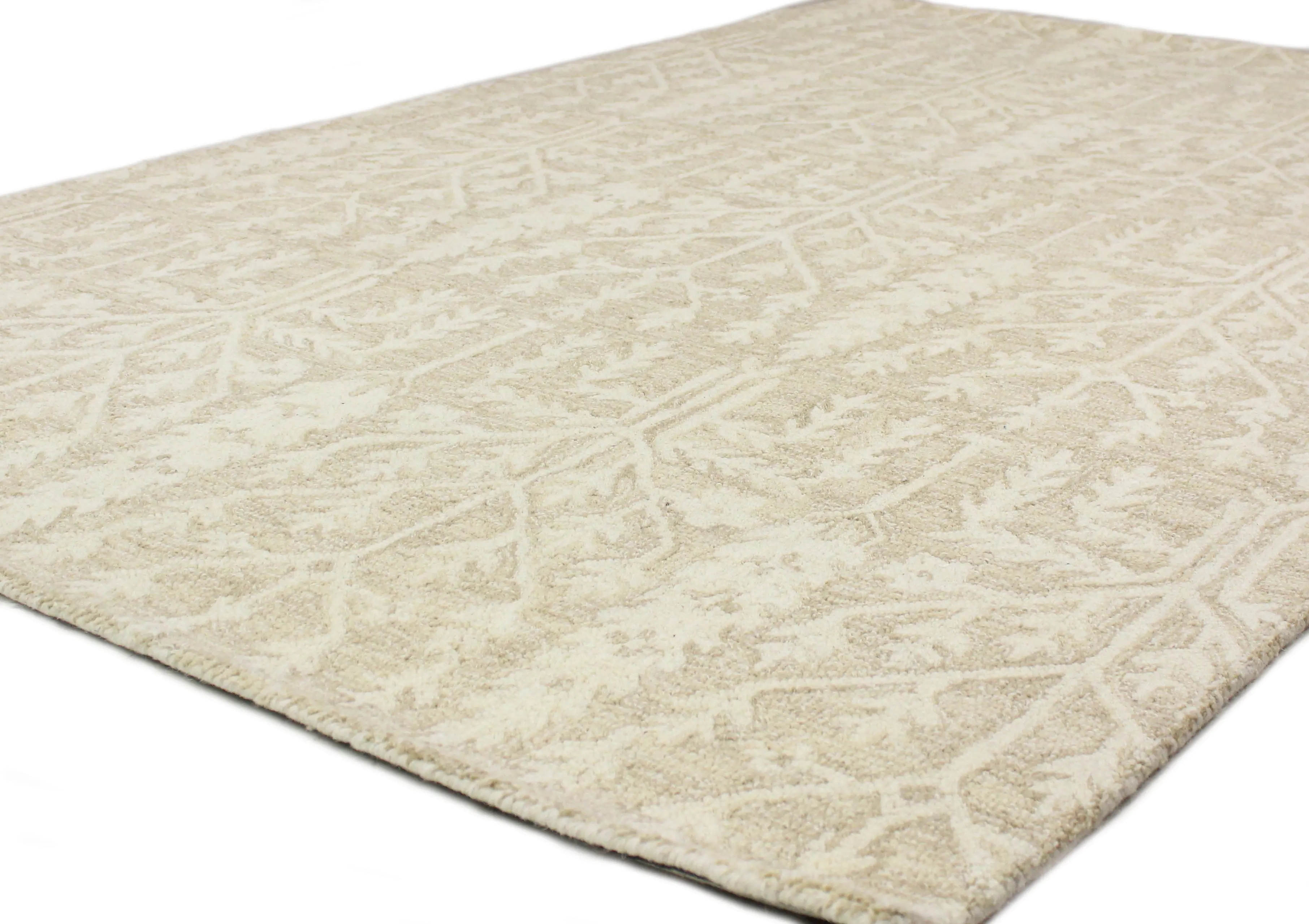 R131-BE-5X7.6-AL133 Valencia Novalee 5 x 8 Beige Wool Hand Tufted Area Rug-3