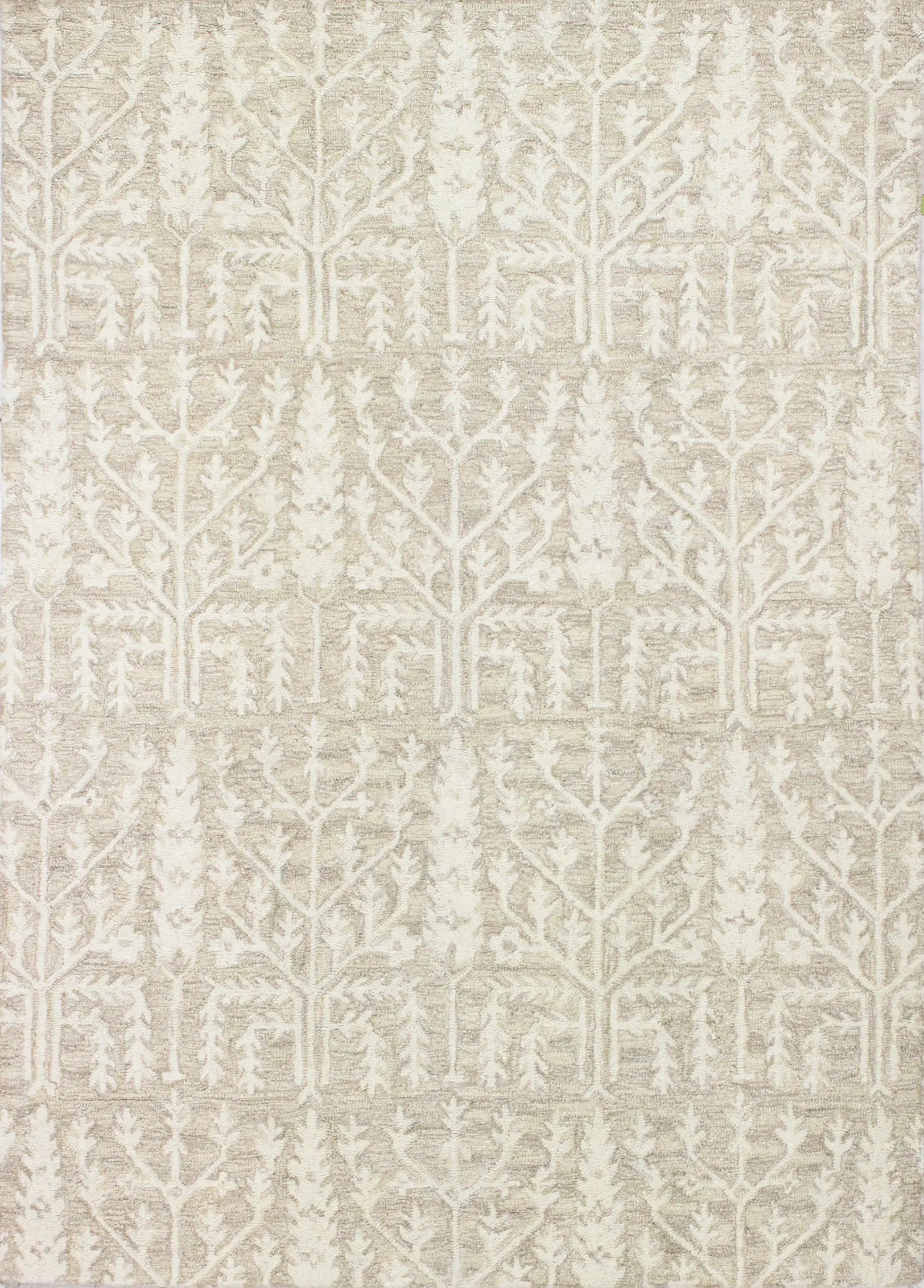 R131-BE-76X96-AL133 Valencia Novalee 8 x 10 Beige Wool Hand Tufted Area Rug-1