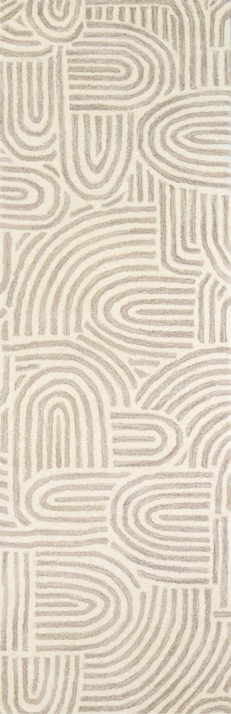 Chelsea Trenton Beige Wool Hand Tufted Runner Rug