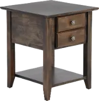 Archbold Dark Brown End Table