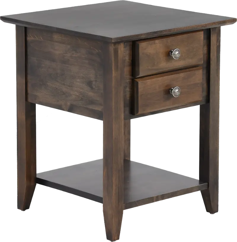Archbold Dark Brown End Table