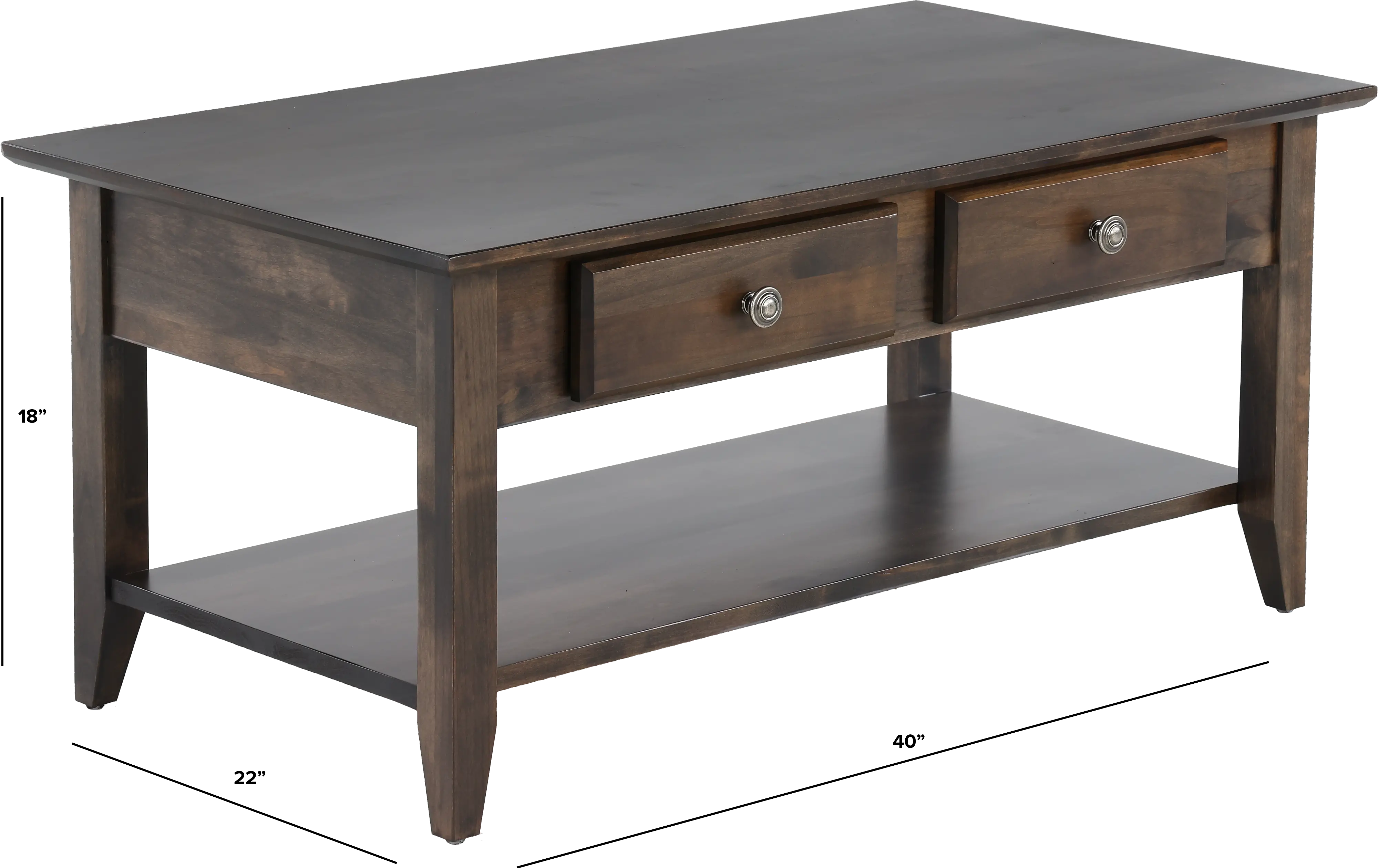Archbold Dark Brown Coffee Table-3