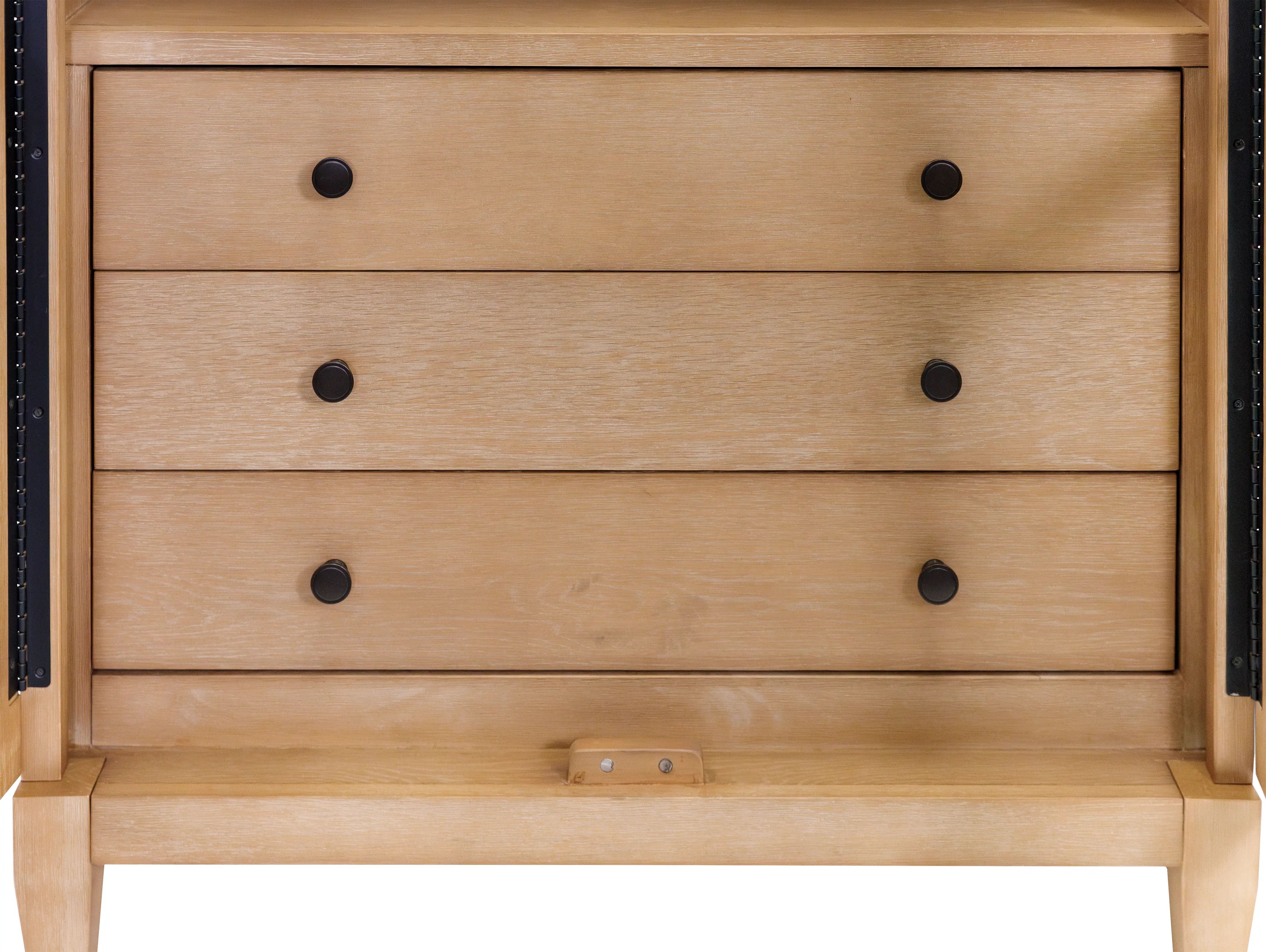 Laurel Natural Oak Arched Display Cabinet-9