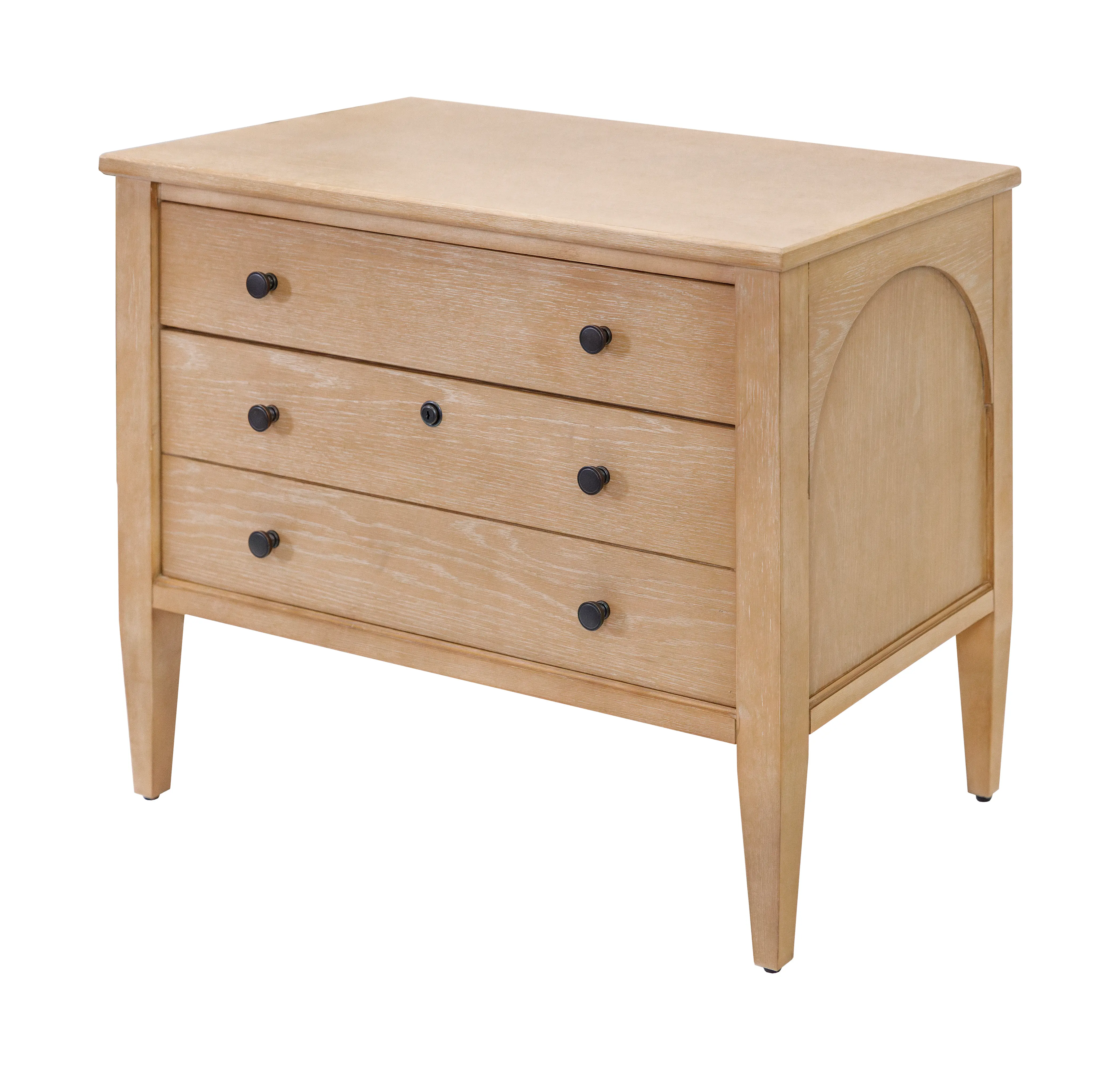 Laurel Natural Oak Lateral Filing Chest-3