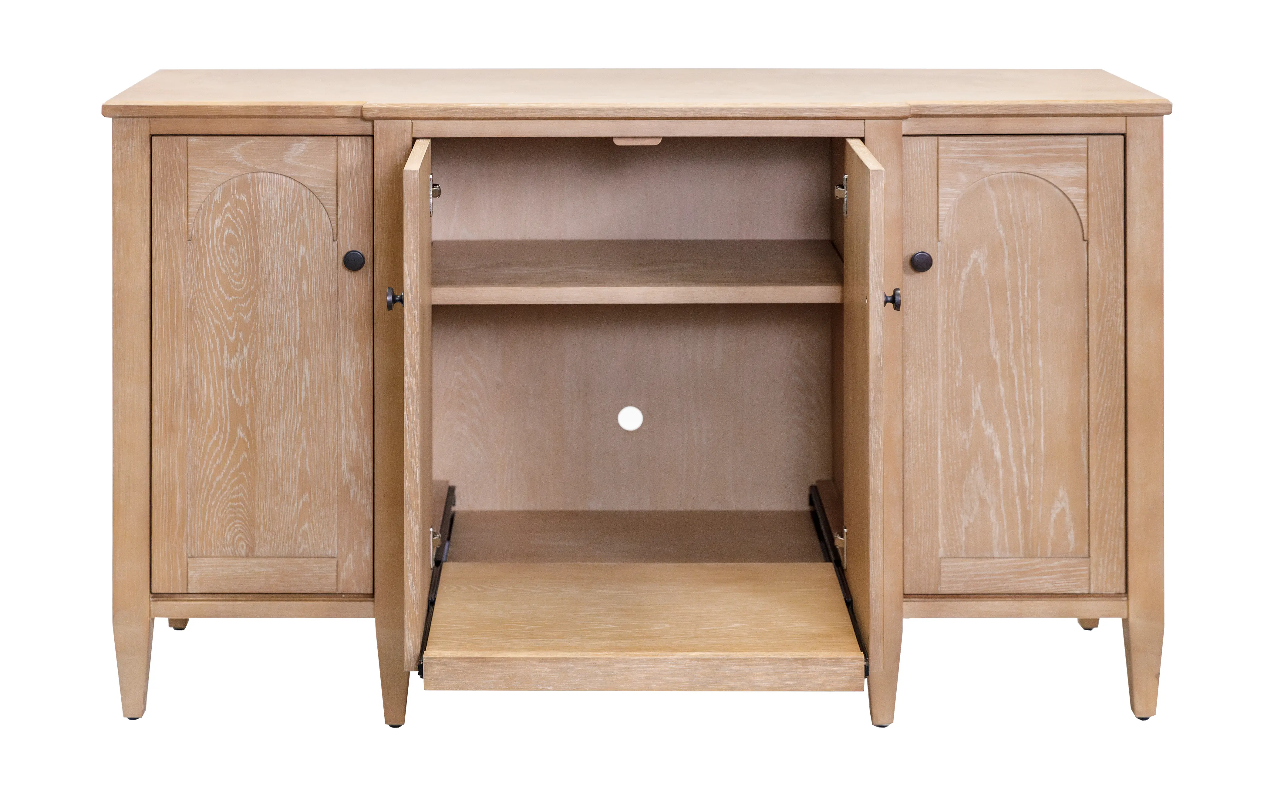Laurel Natural Oak Office Console-4