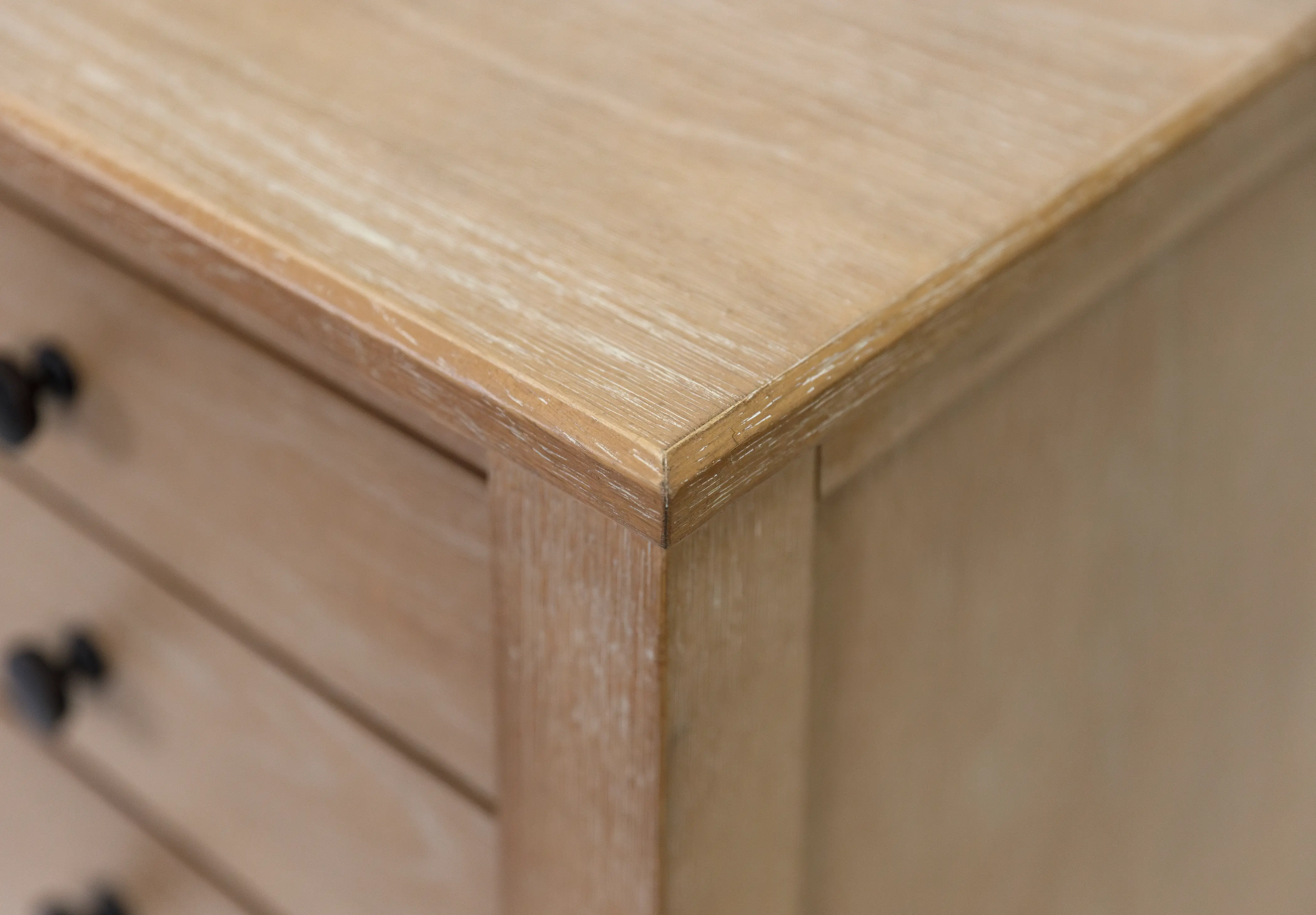 Laurel Natural Oak Double Pedestal Executive Desk-6