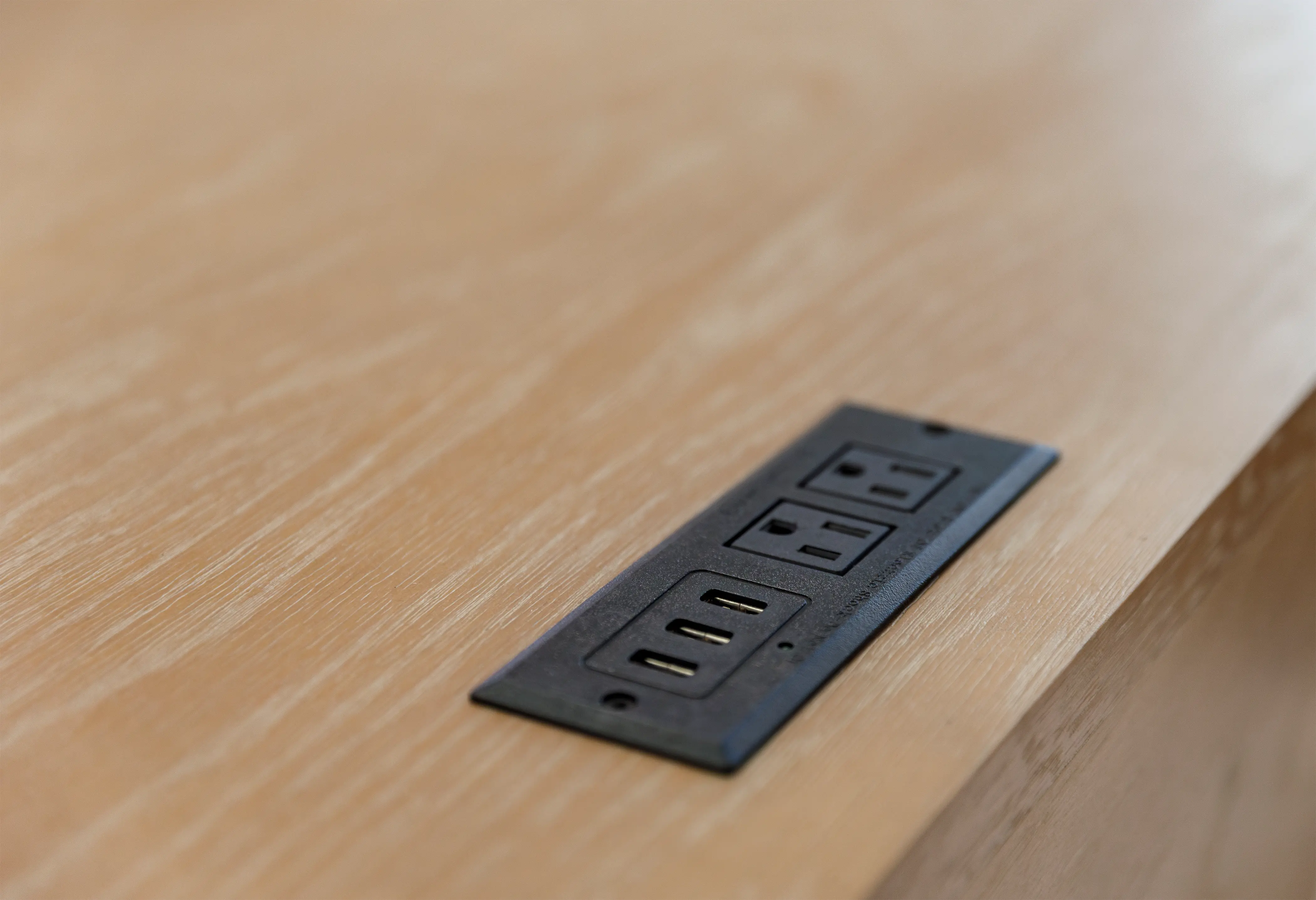 Laurel Natural Oak Office Credenza-5