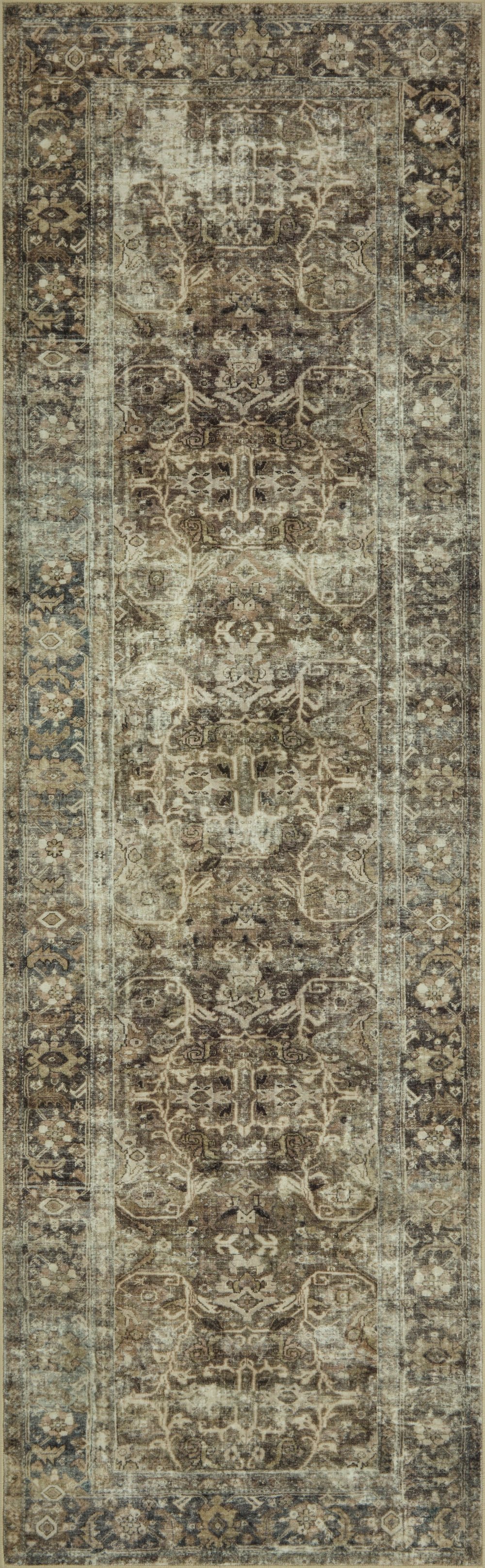 Sinclair Antique Pebble Taupe 10 Foot Runner
