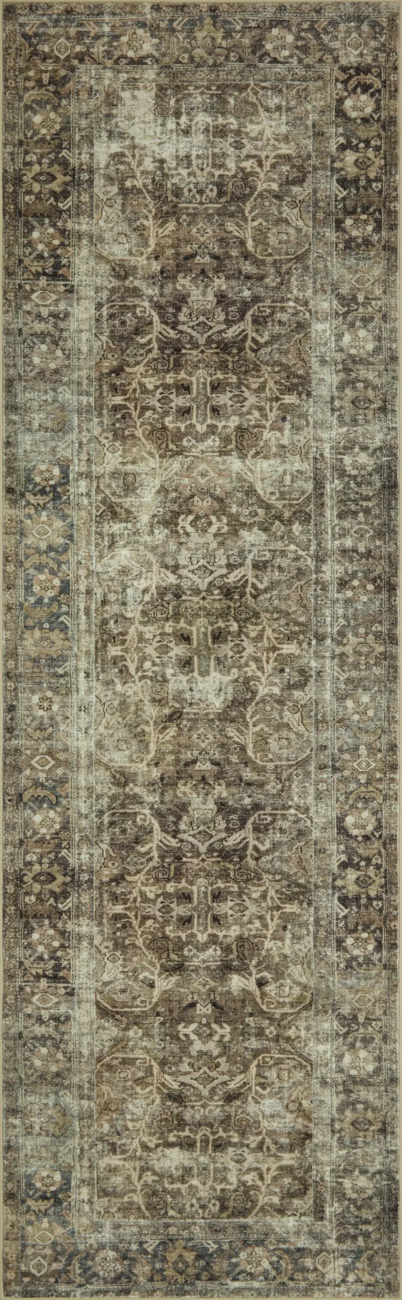 Sinclair Antique Pebble Taupe 10 Foot Runner