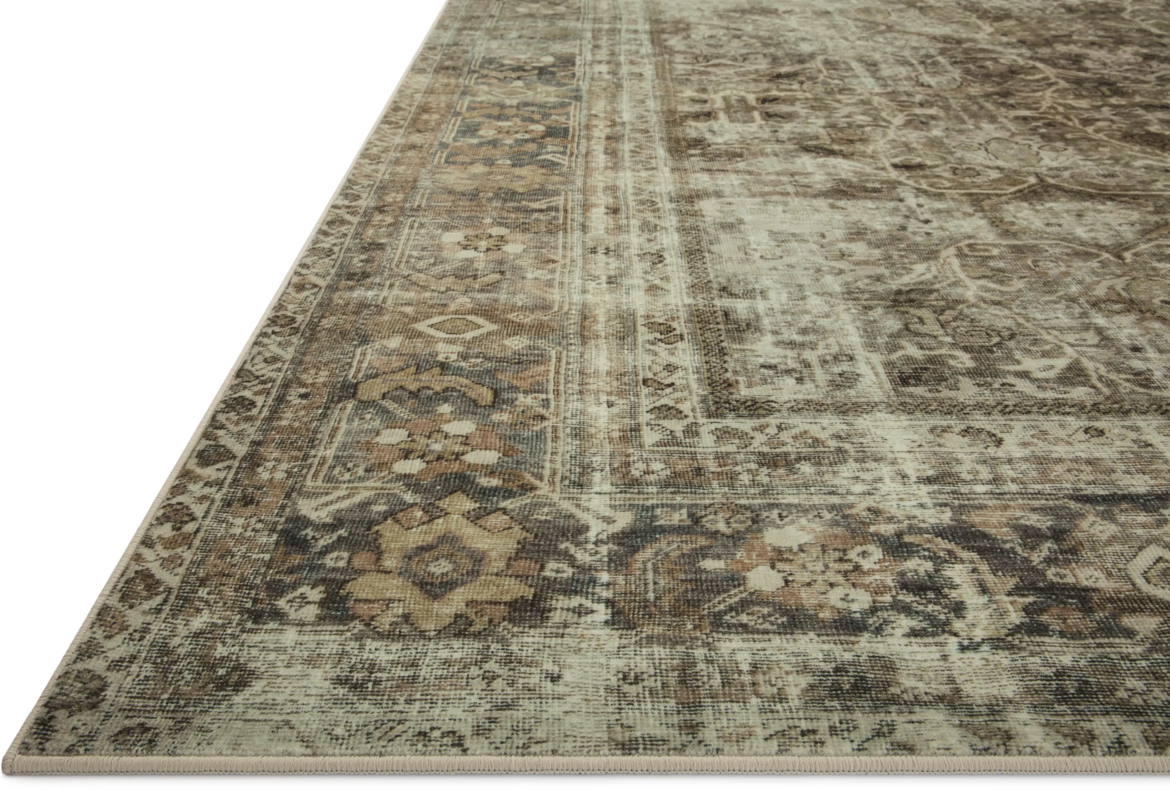 SIN-O1MHPEBT8.6X11.6 Sinclair 9 x 12 Antique Pebble Taupe Area Rug-3