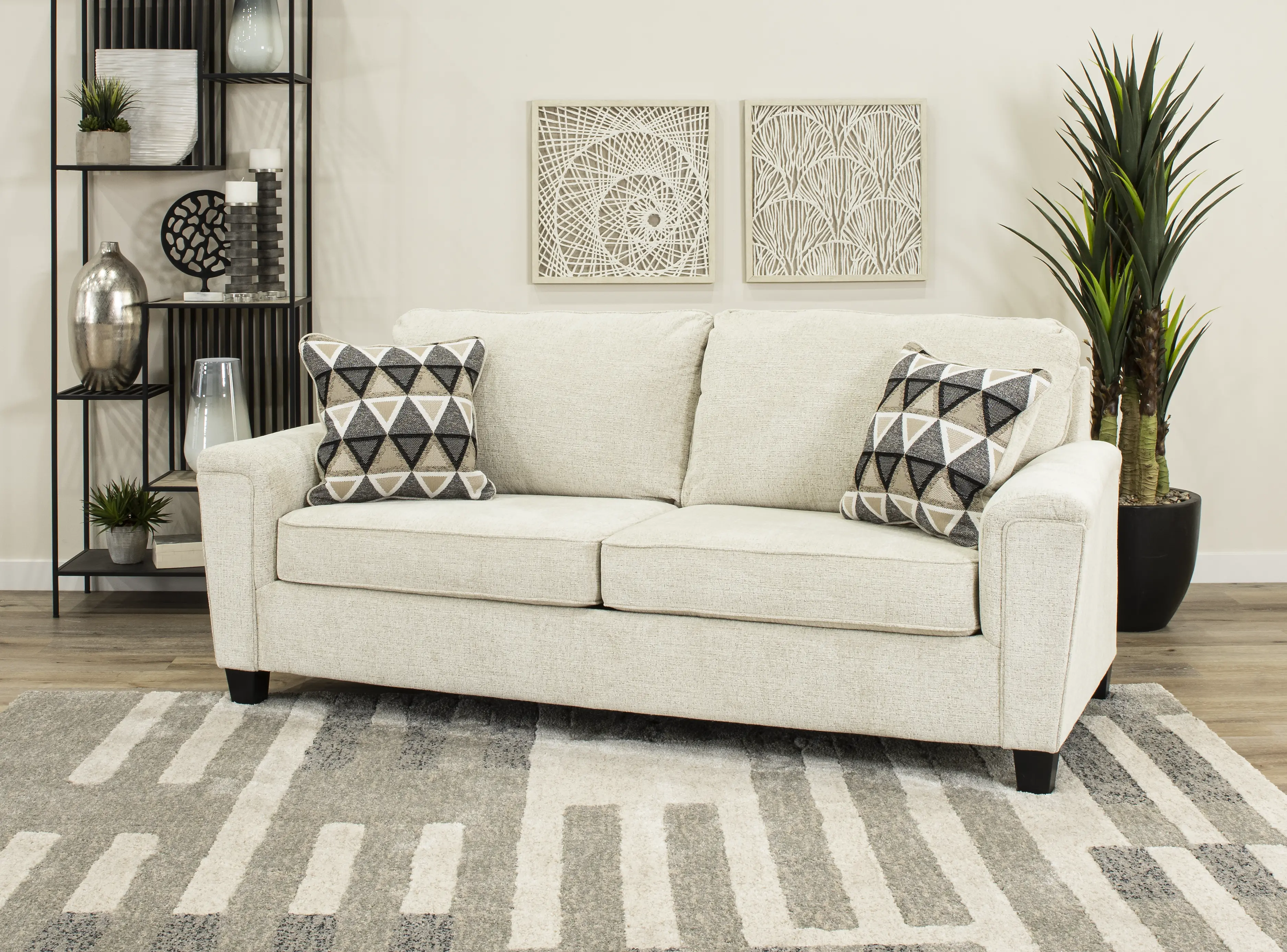 Abinger Natural Cream Queen Sofa Sleeper-2
