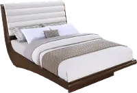 Aussie Chocolate Brown Queen Platform Bed