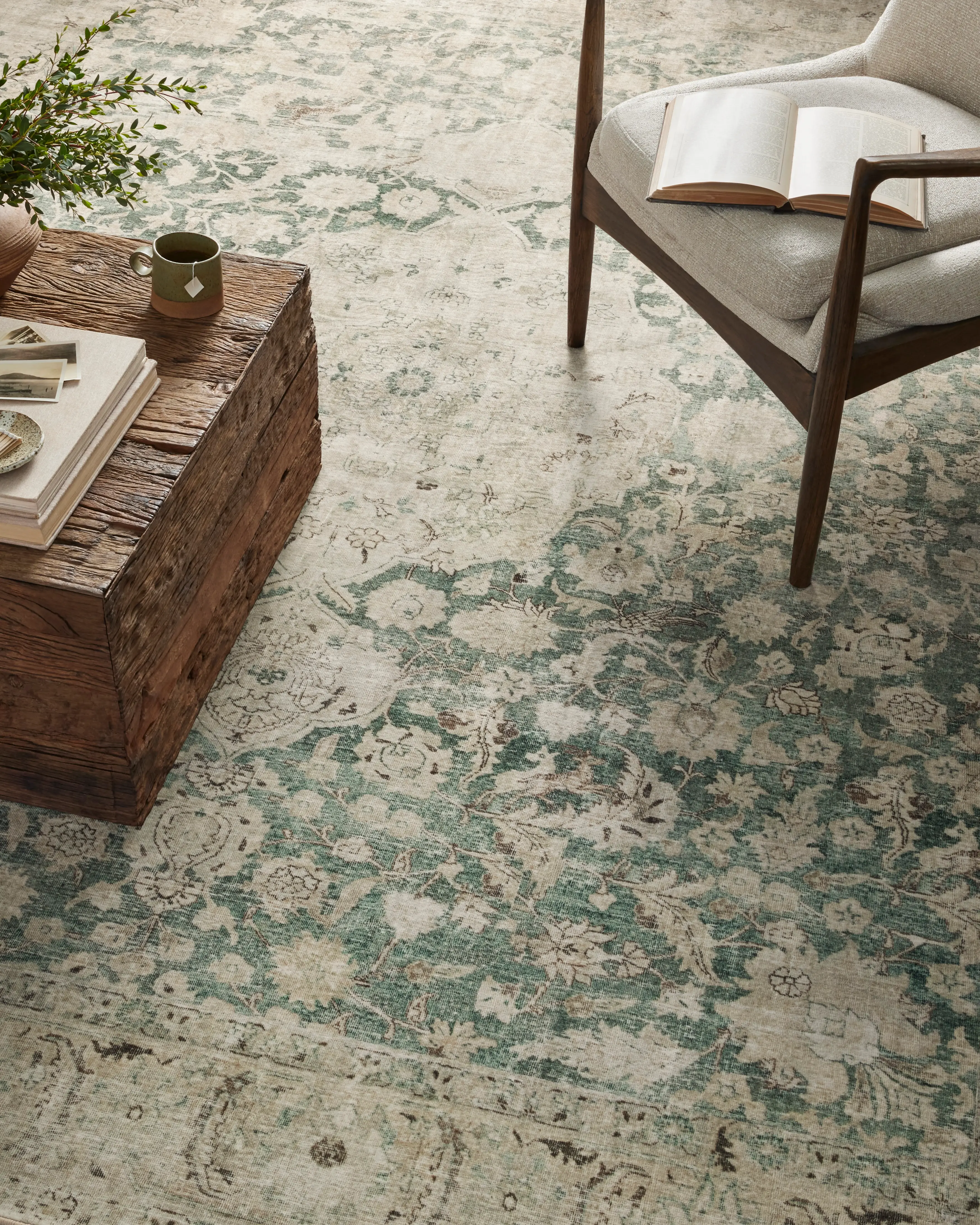 SIN-O5MHJADS8.6X11.6 Sinclair 9 x 12 Antique Jade Green Area Rug-3
