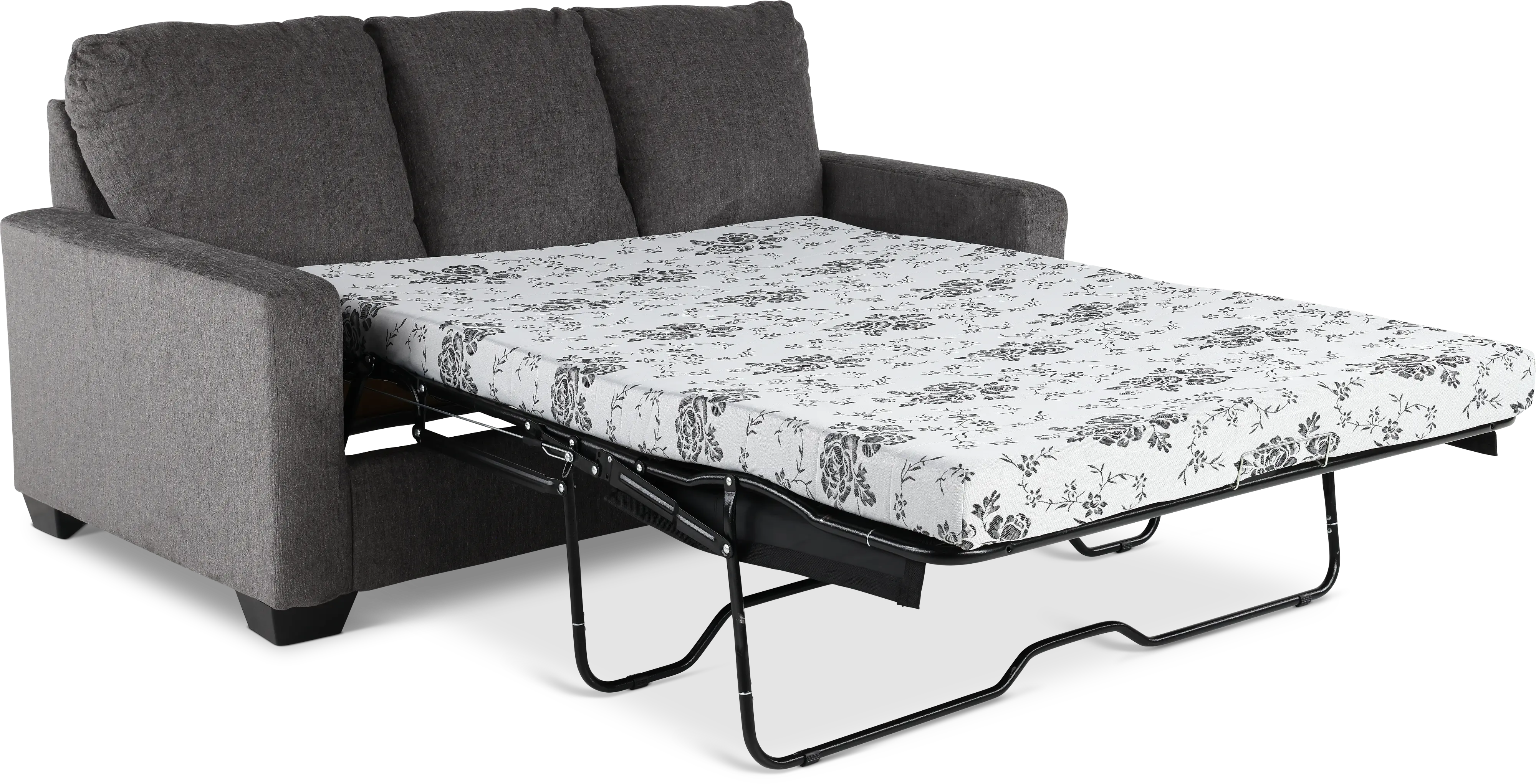Rannis Pewter Gray Full Sofa Bed-4