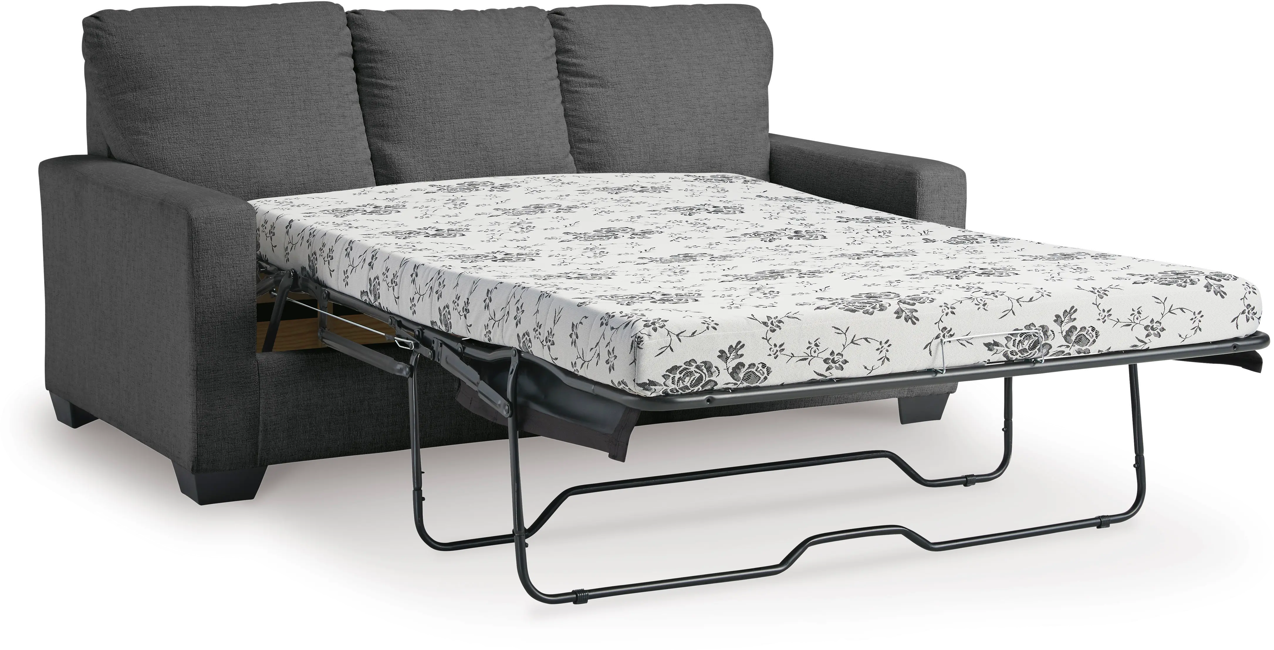 Rannis Pewter Gray Full Sofa Bed-7