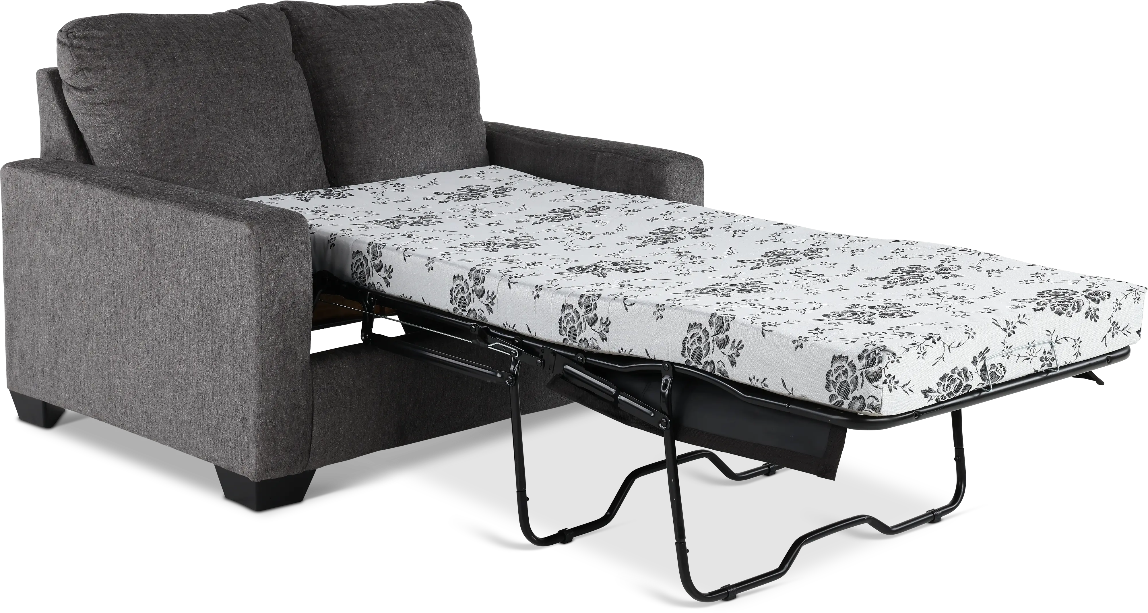 Rannis Pewter Gray Twin Sofa Bed-8