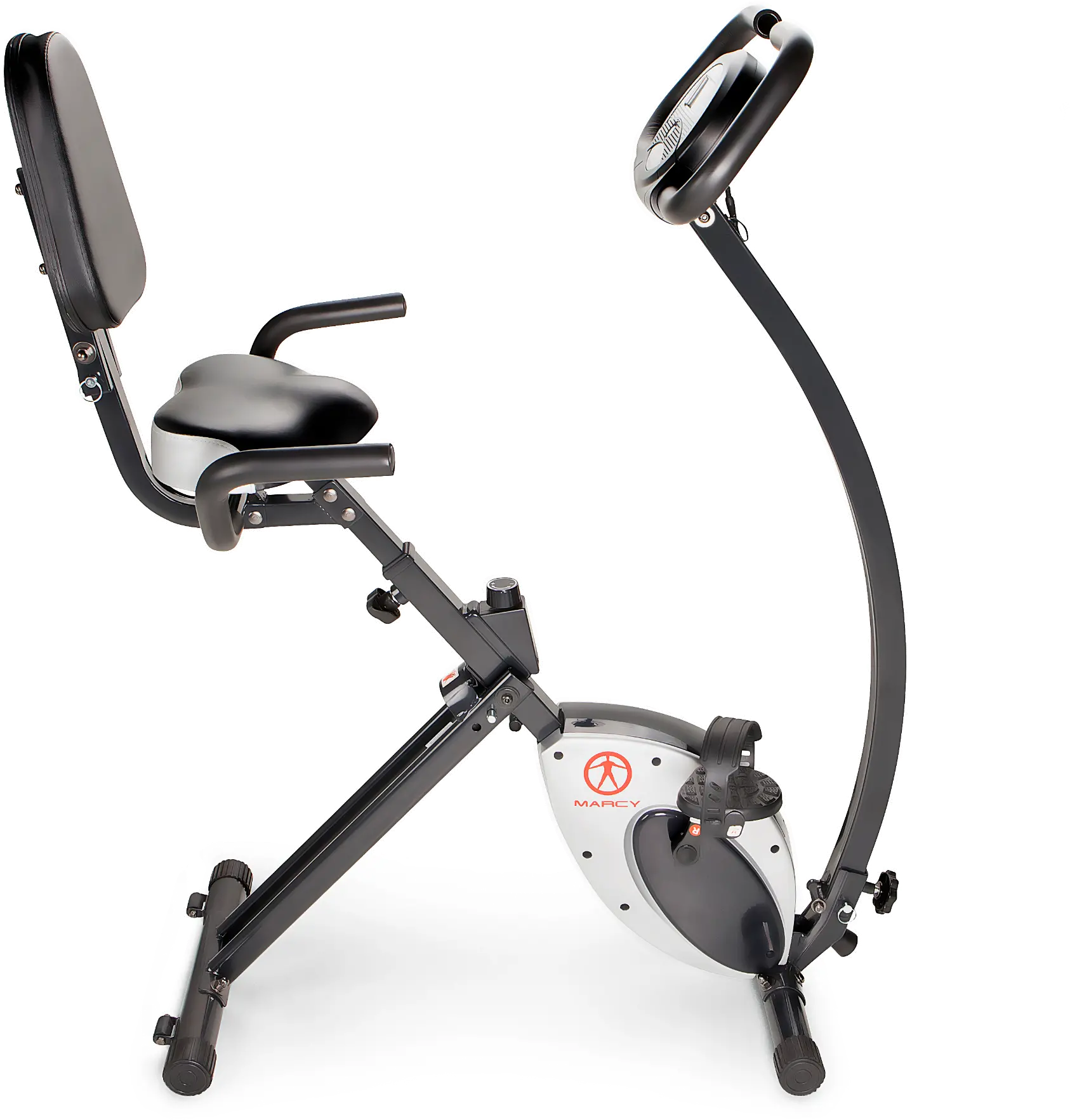 NS-653 Marcy Foldable Exercise Bike with High Back Seat-3