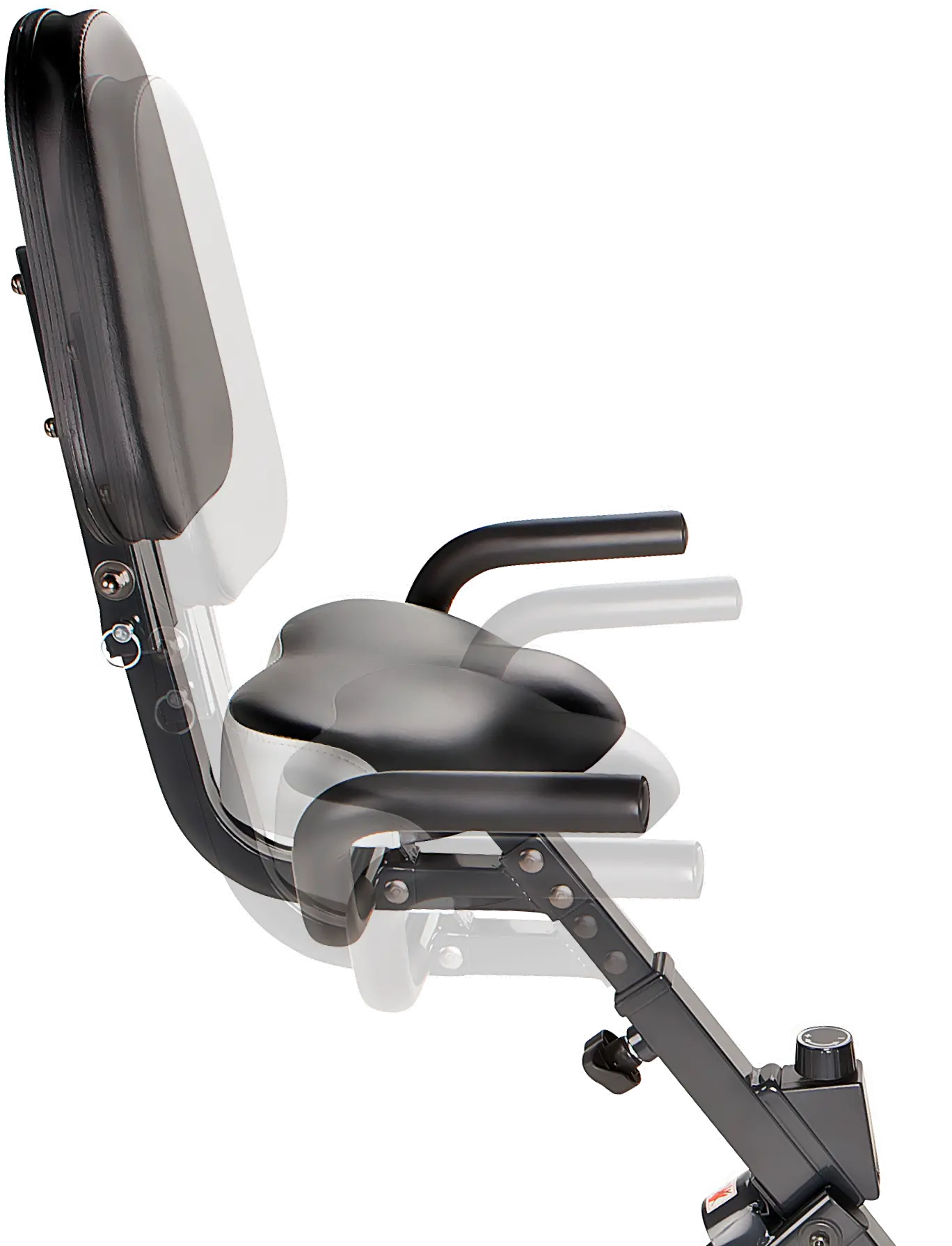 NS-653 Marcy Foldable Exercise Bike with High Back Seat-7