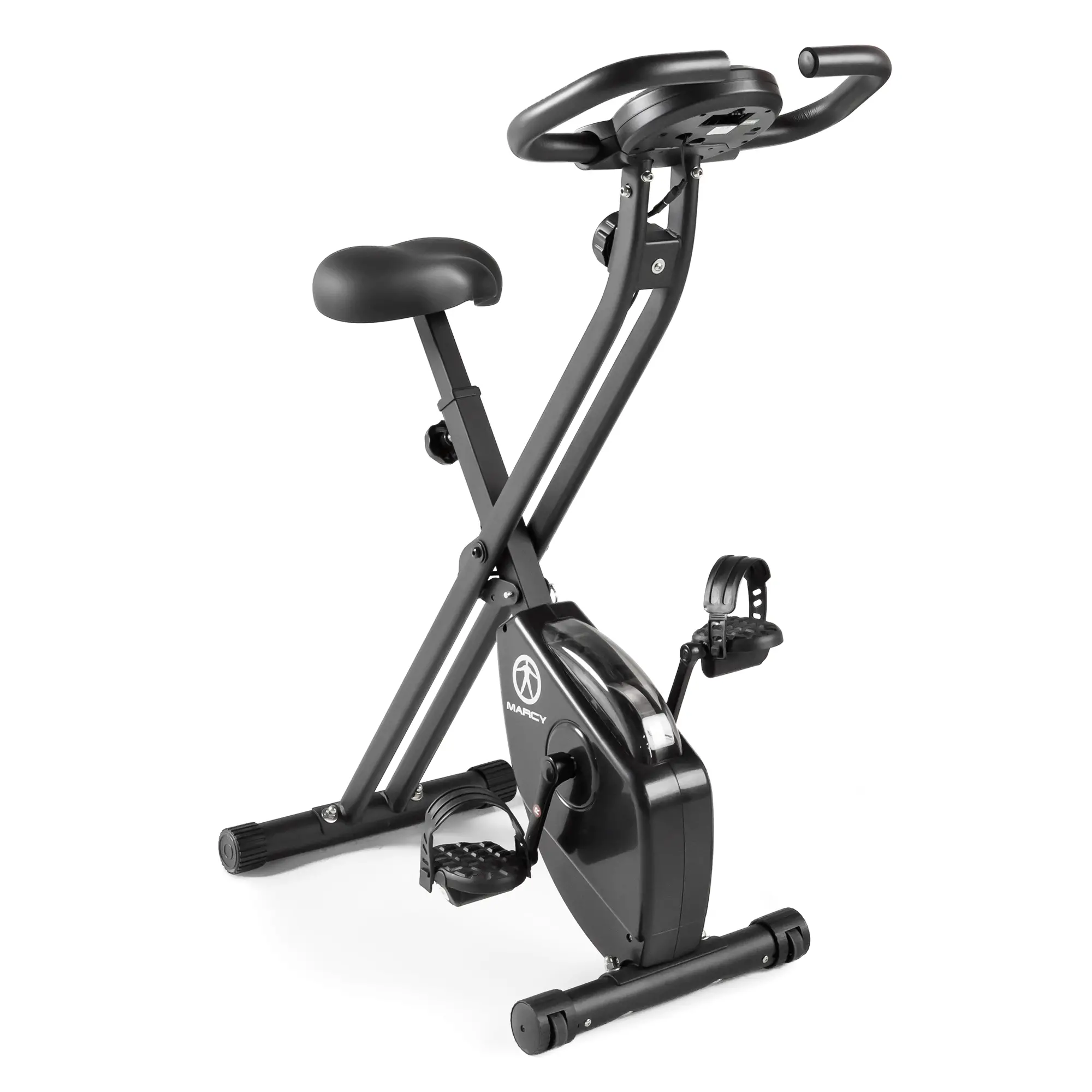 NS-654 Marcy Black Foldable Exercise Bike-1
