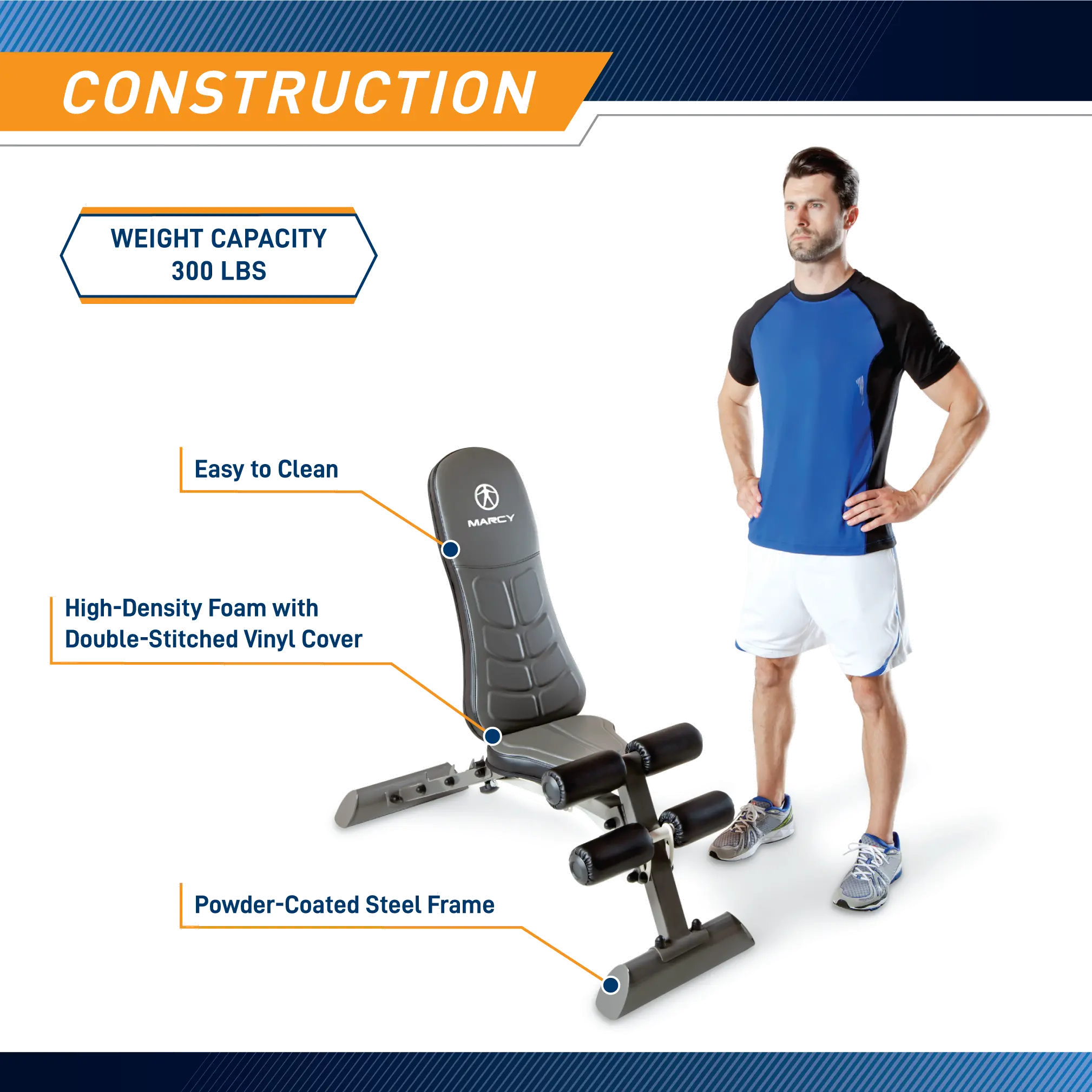 SB-10100 Marcy Deluxe Utility Bench-12