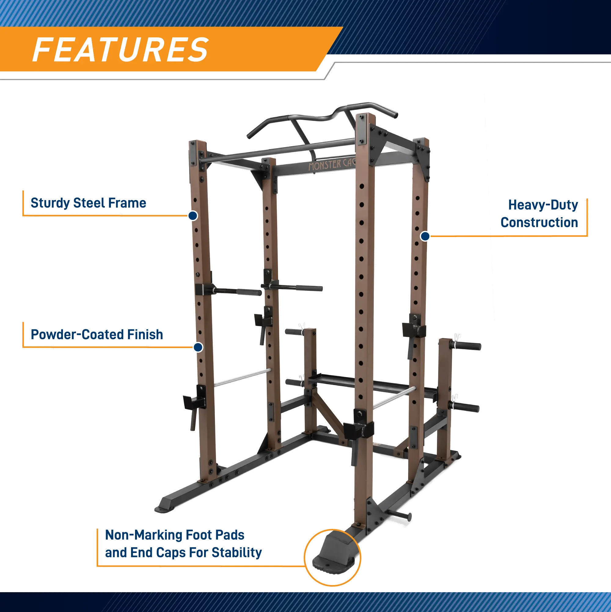 STB-98005 Steelbody Monster Cage Power Rack-6