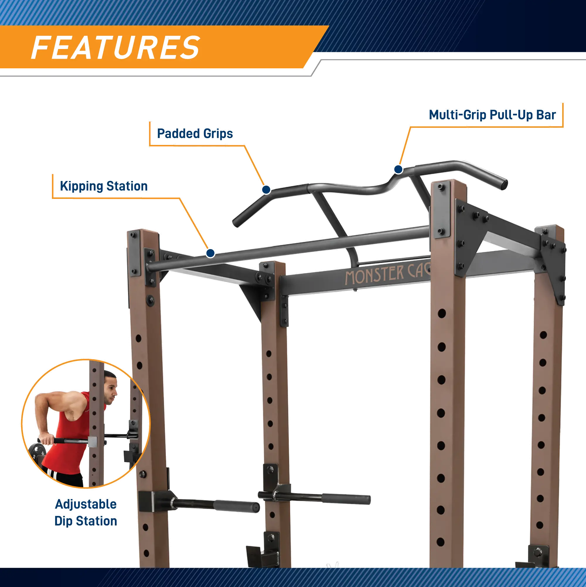 STB-98005 Steelbody Monster Cage Power Rack-7