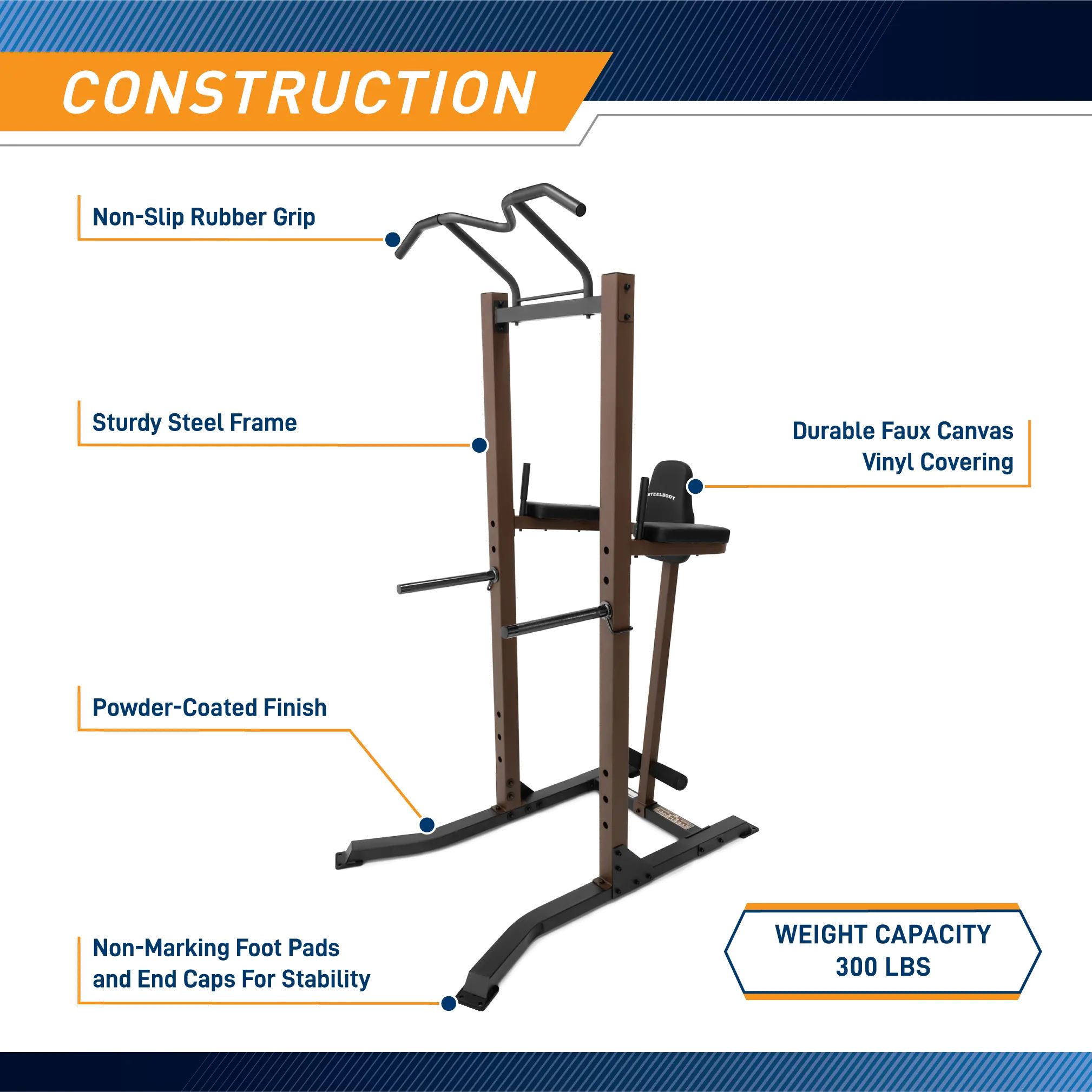 STB-98501 Steelbody Deluxe Power Tower-2
