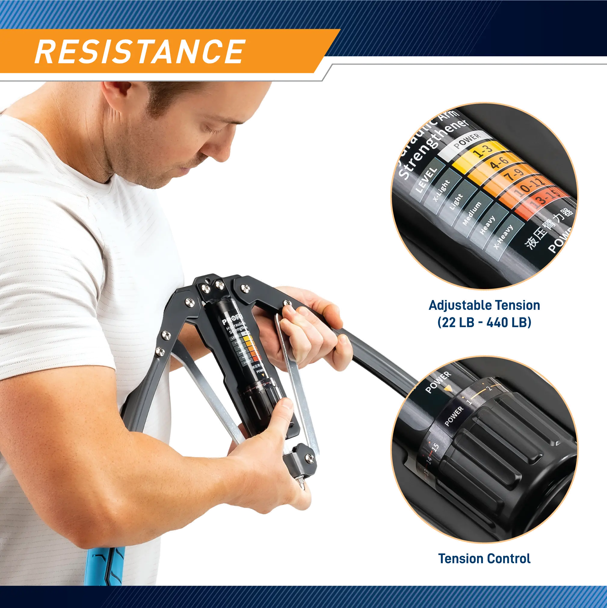 PRO-BLQ02-1 PROIRON Hydraulic Arm Strengthener II-6