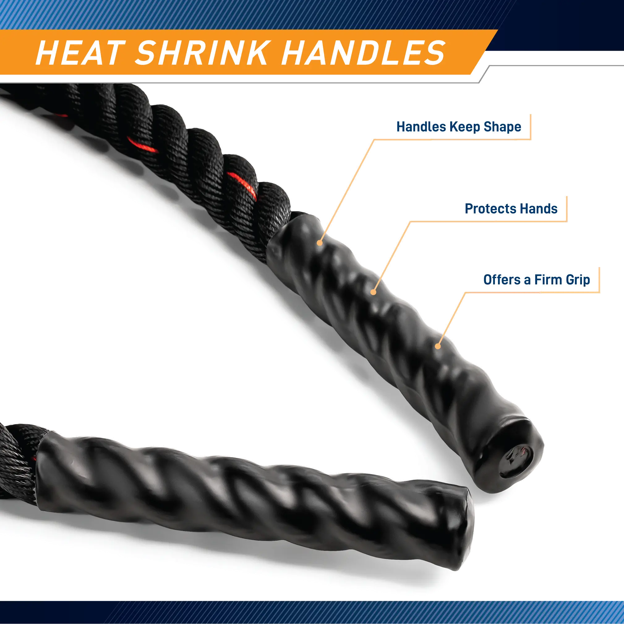 PRO-ZS01-2 PROIRON 40 Foot Battle Rope-5