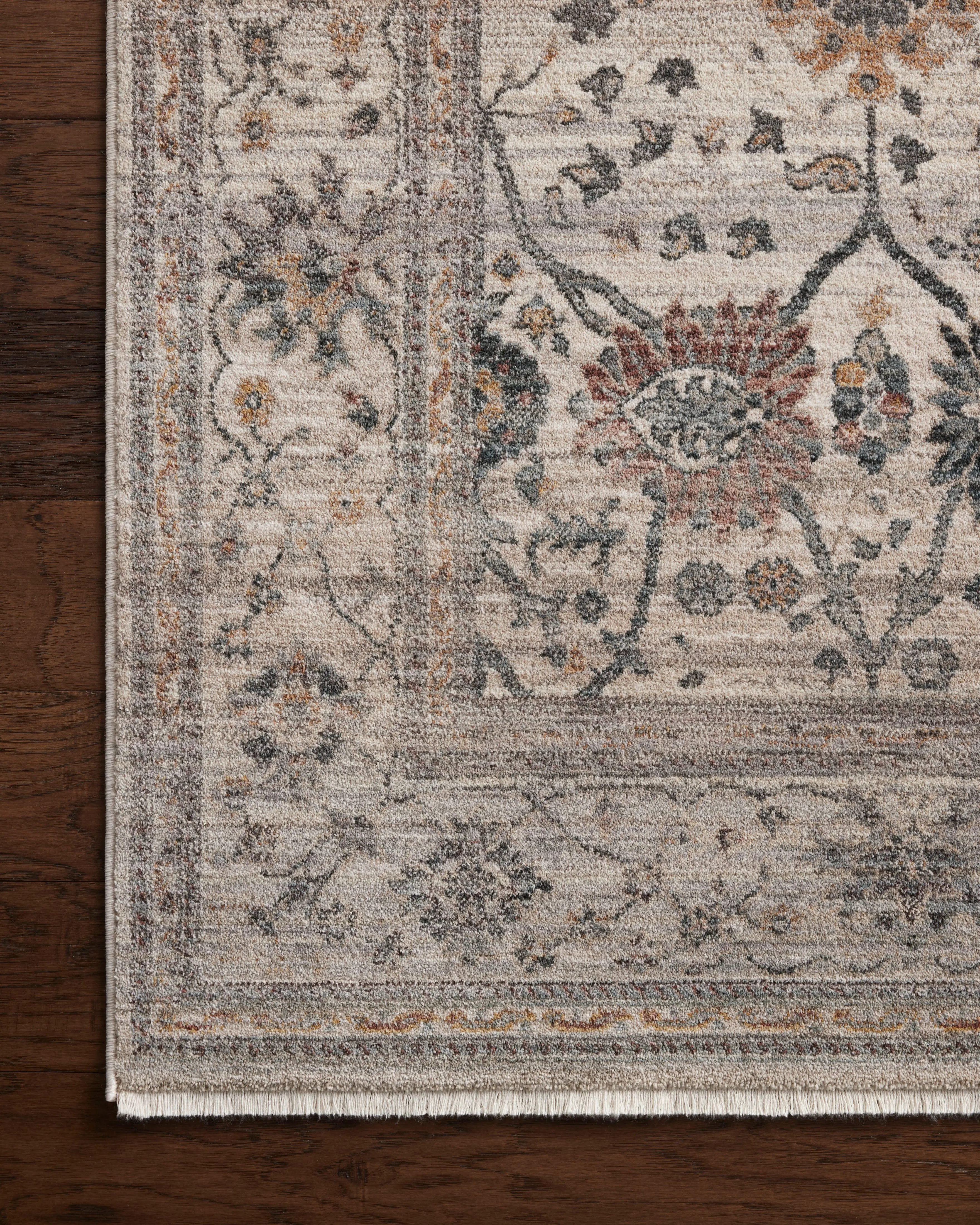 LYR-O4PEB/MUL7.10X10 Lyra 8 x 10 Pebble Gray Multicolor Area Rug-2