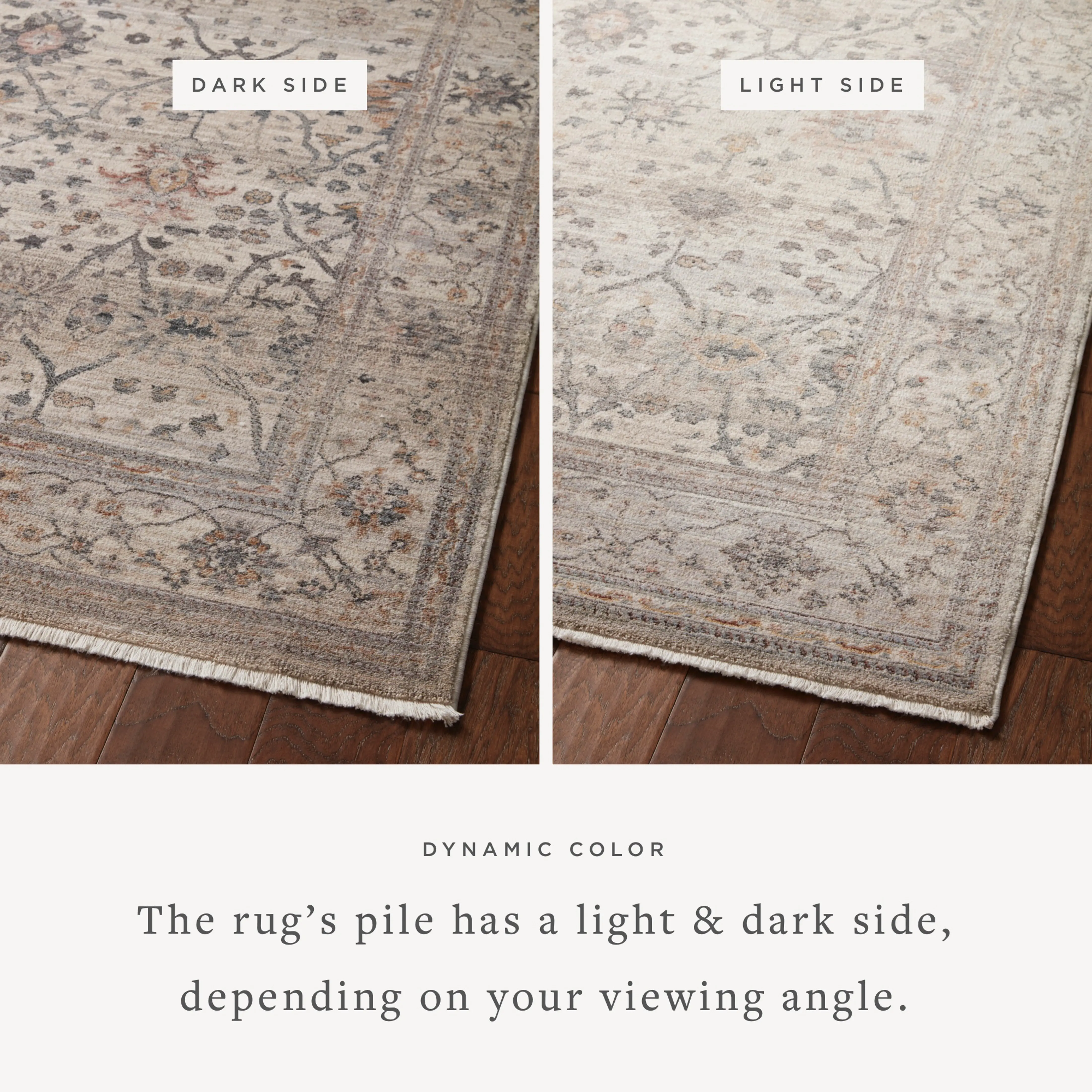 LYR-O4PEB/MUL7.10X10 Lyra 8 x 10 Pebble Gray Multicolor Area Rug-3