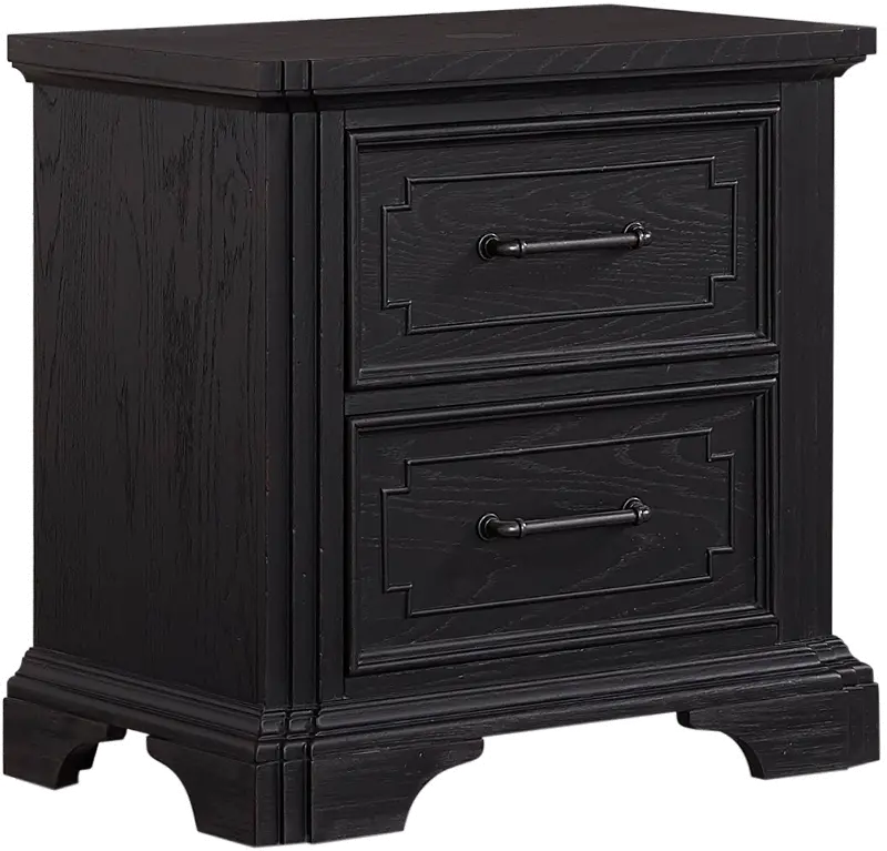 Lakeshore Black Nightstand
