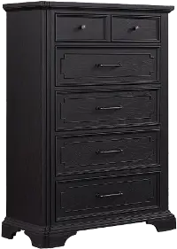 Lakeshore Black Chest of Drawers