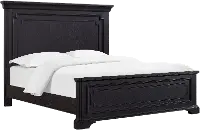 Lakeshore Black Queen Bed