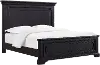Lakeshore Black King Bed