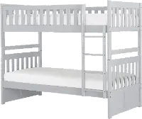 Oakley Gray Twin-over-Twin Bunk Bed