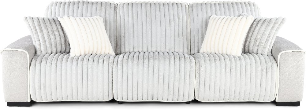 Presley Fog Gray Power Reclining Sofa