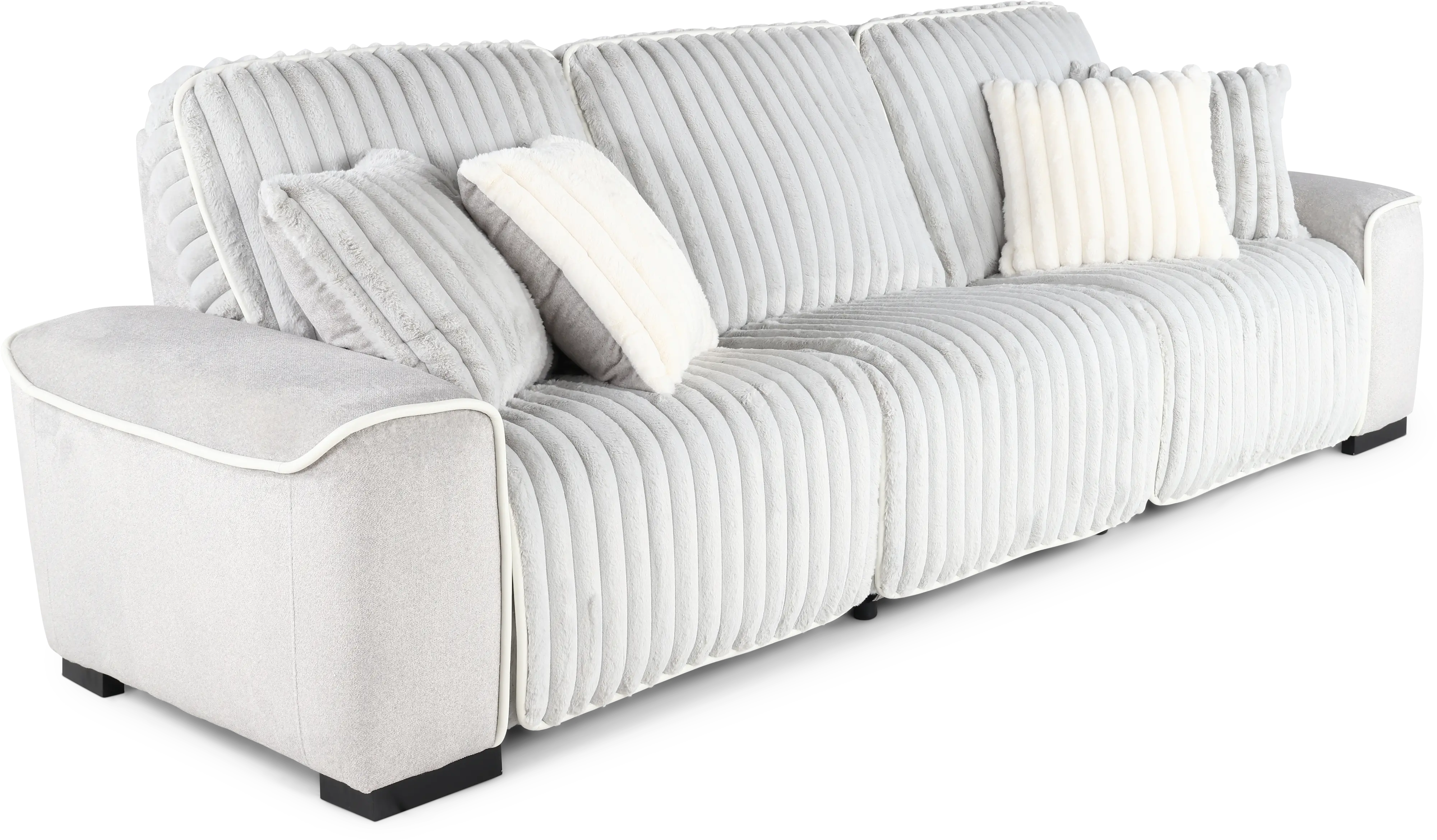Presley Fog Gray Power Reclining Sofa-4