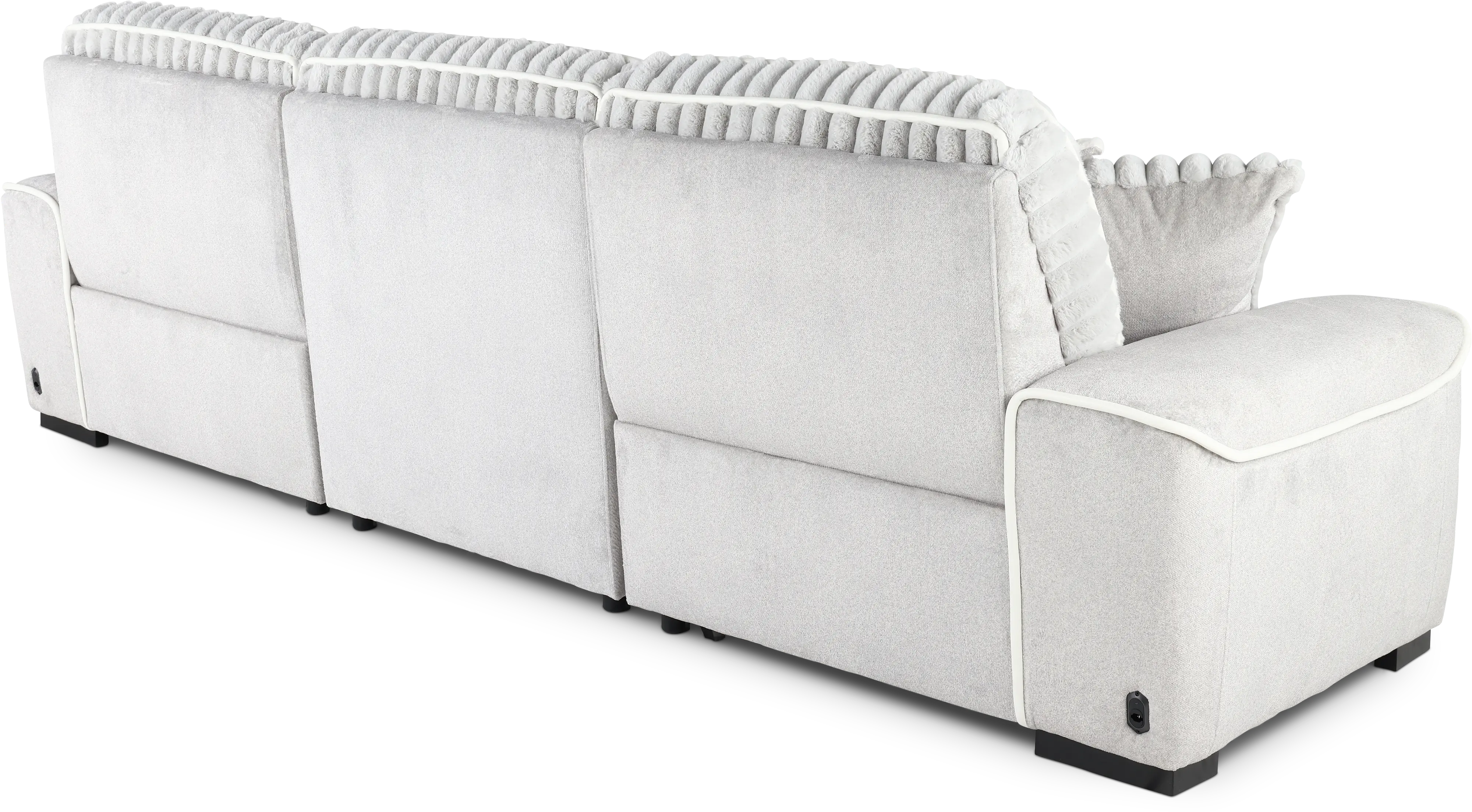 Presley Fog Gray Power Reclining Sofa-6