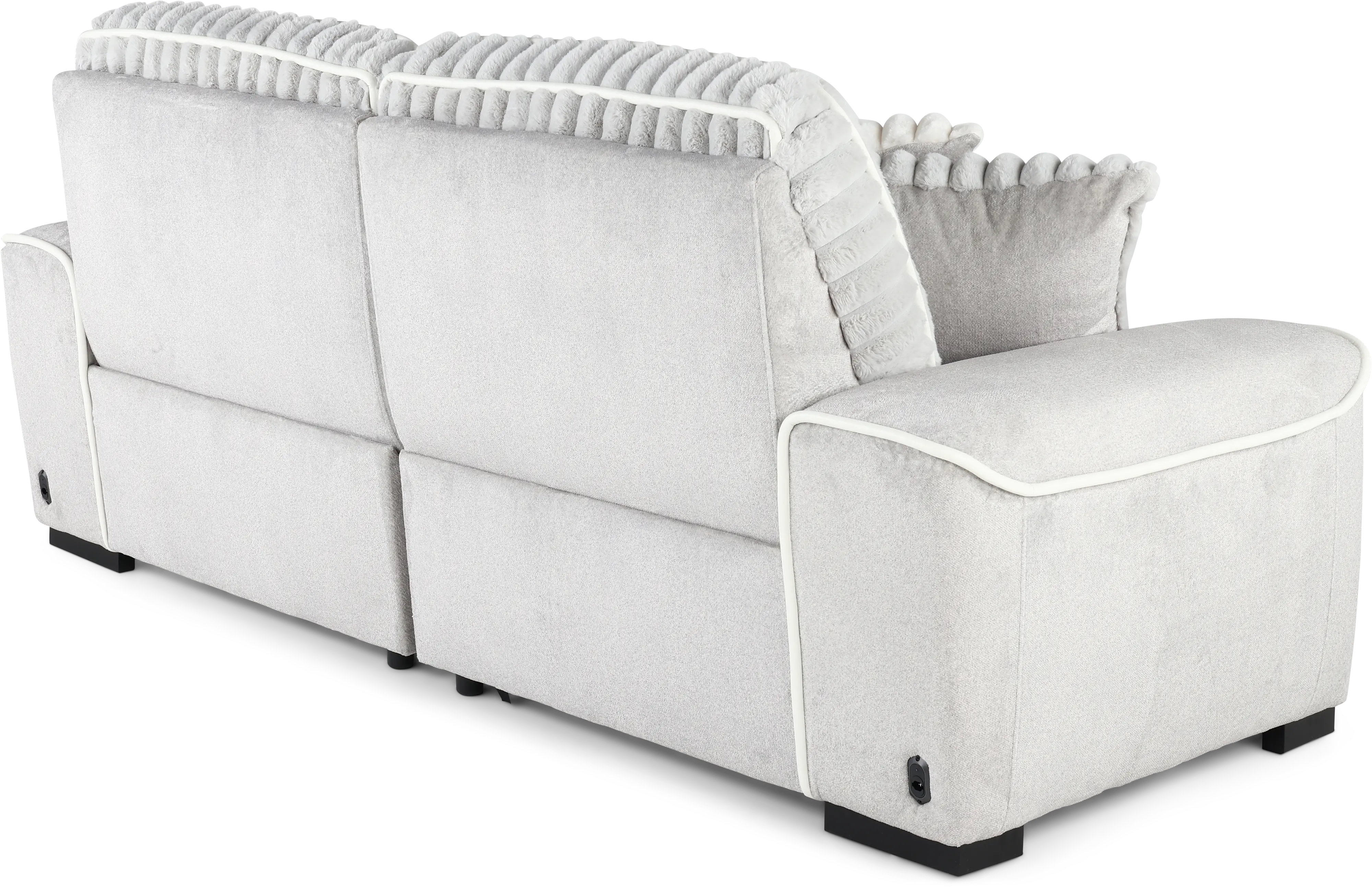 Presley Fog Gray Power Reclining Loveseat-8